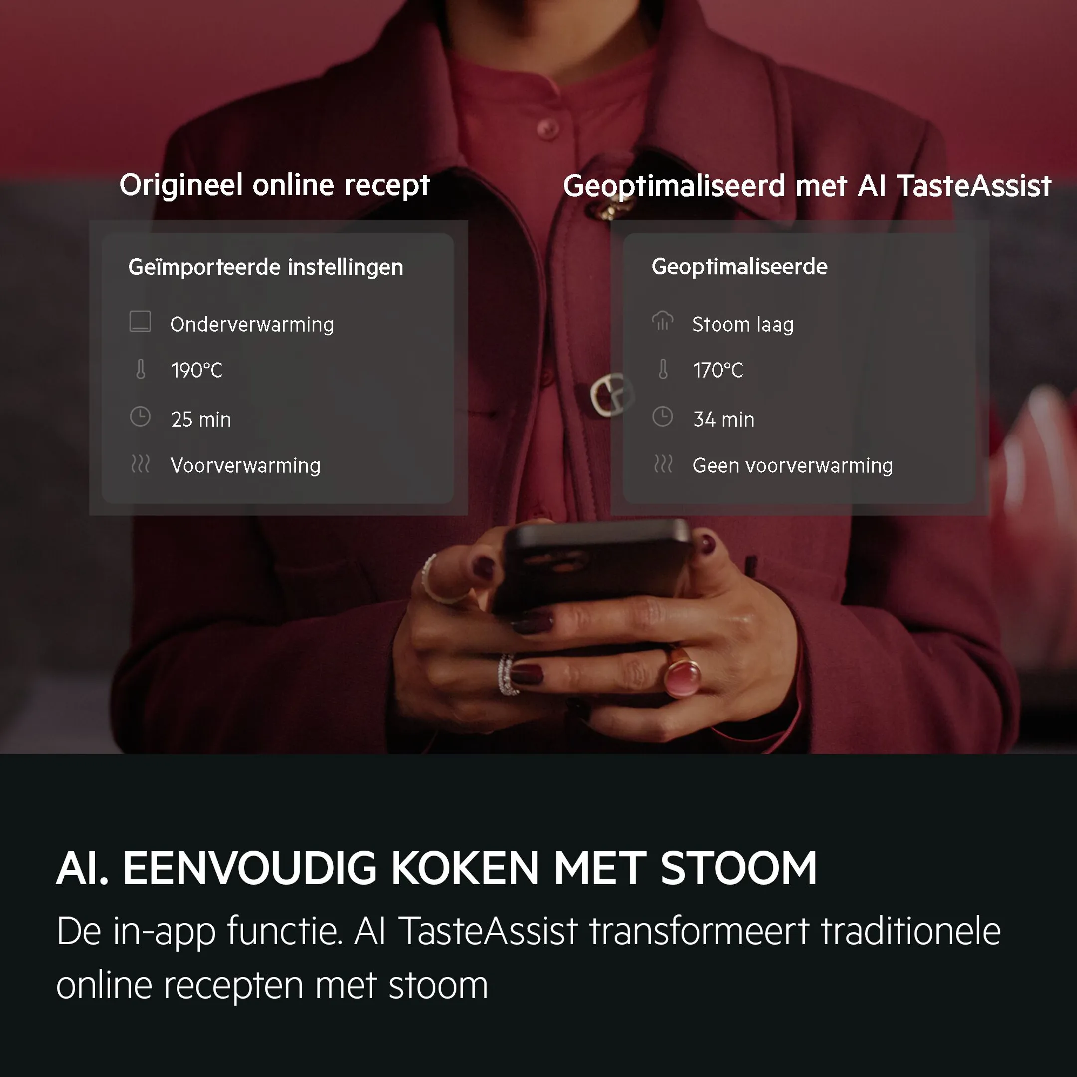 AEG Inbouw oven TE8PB731AT MealAssist image