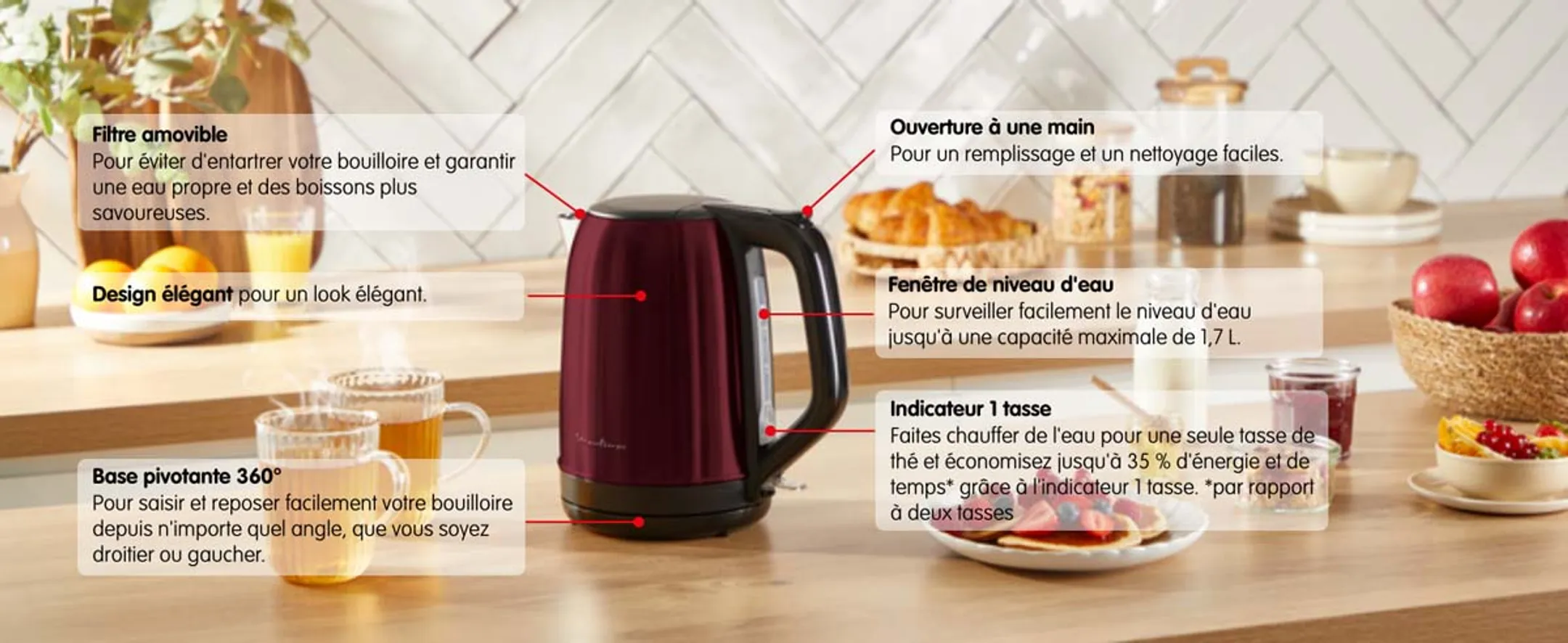 Moulinex Bouilloire Subito BY5S05E0 image