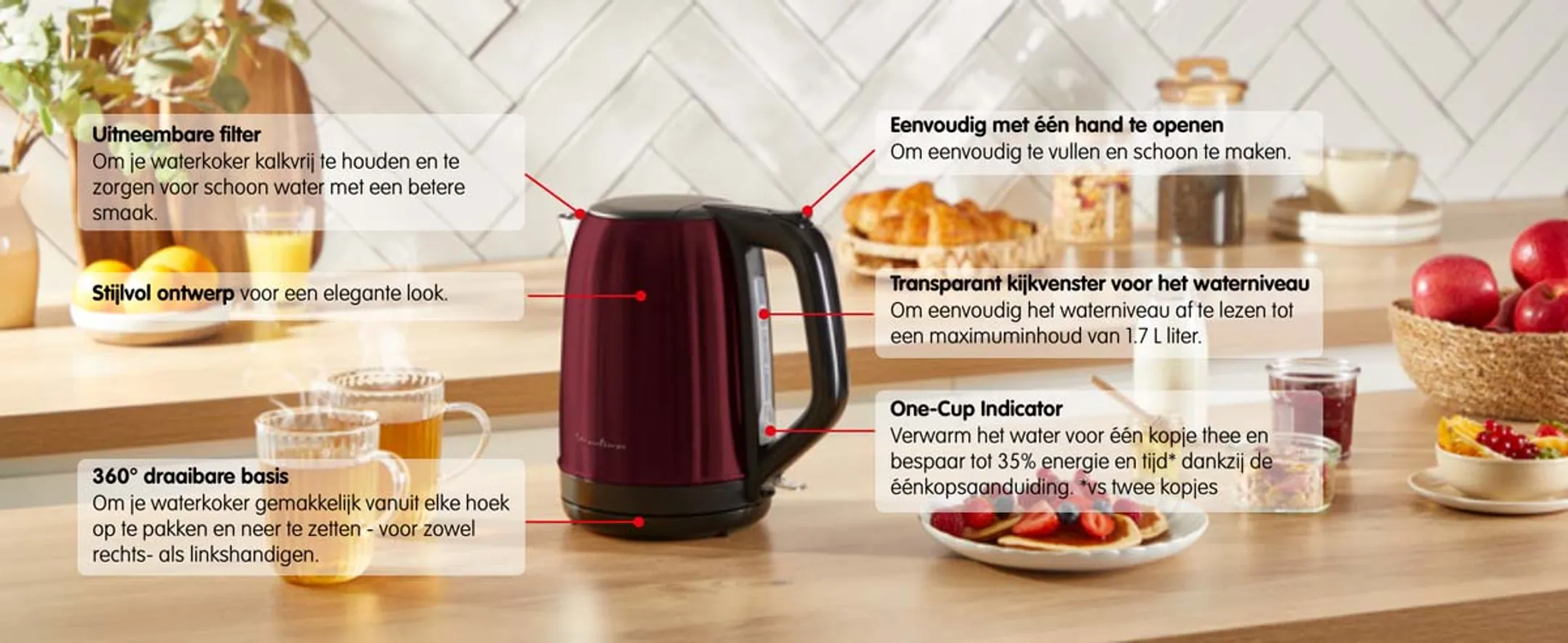 Moulinex Waterkoker Subito BY5S05E0 image