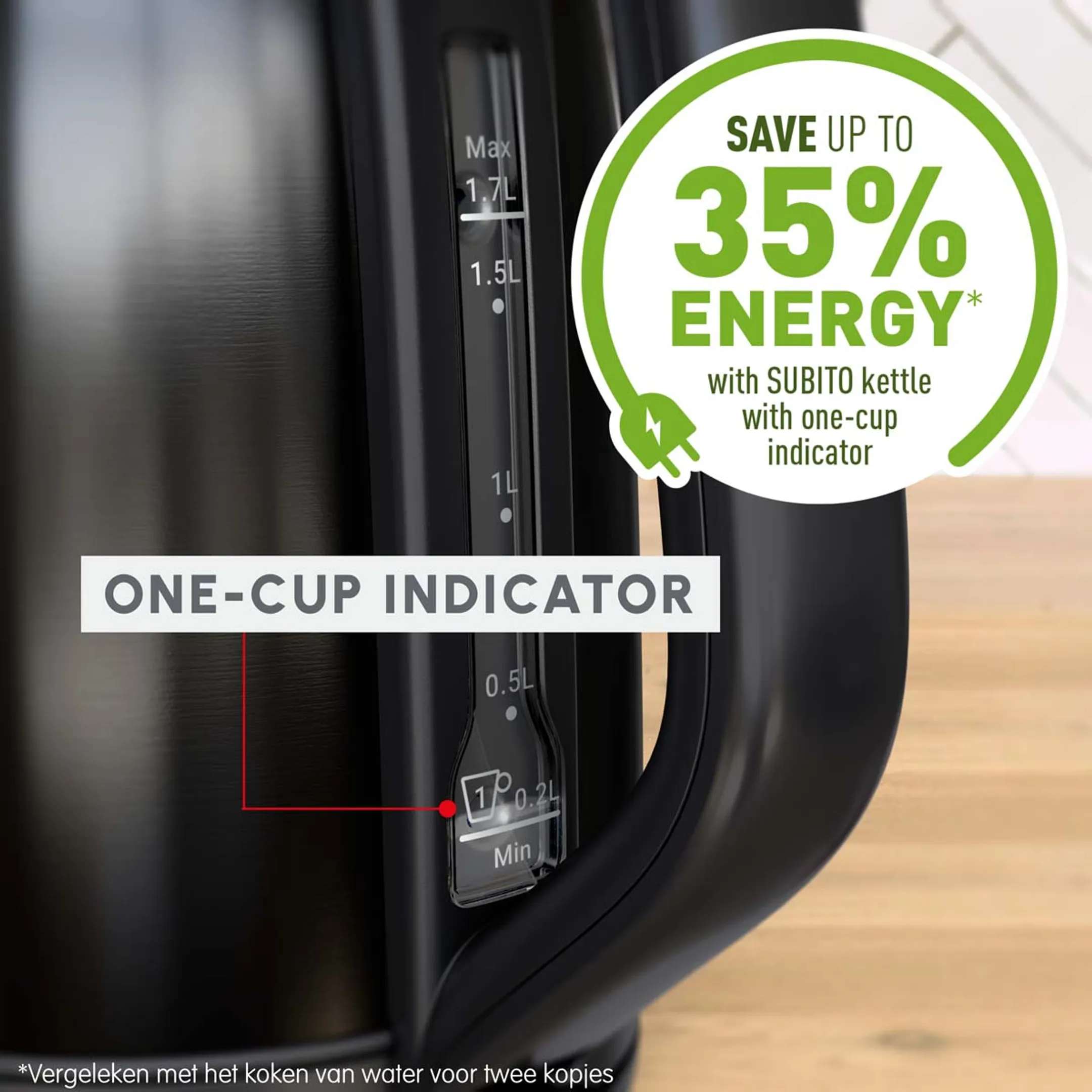 Moulinex Waterkoker Subito BY5S05E0 BLK image