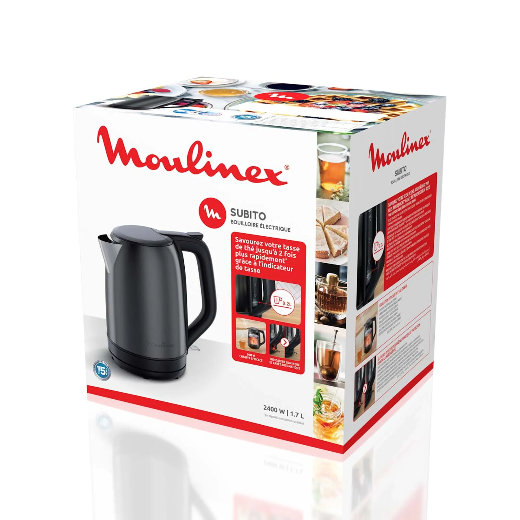 Moulinex Bouilloire Subito BY5S05E0 BLK image