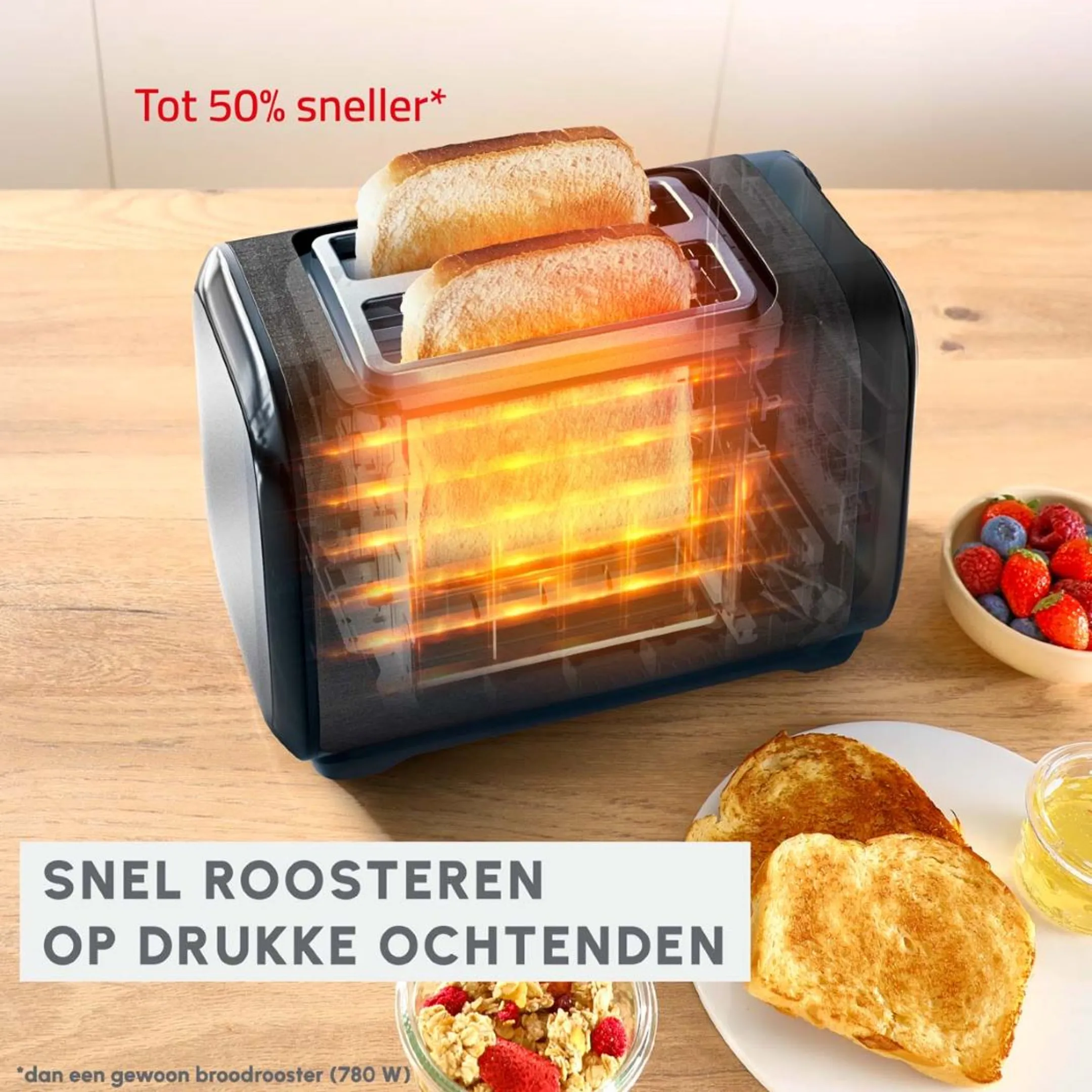 Moulinex Broodrooster Subito LT5S08E0 BLK image