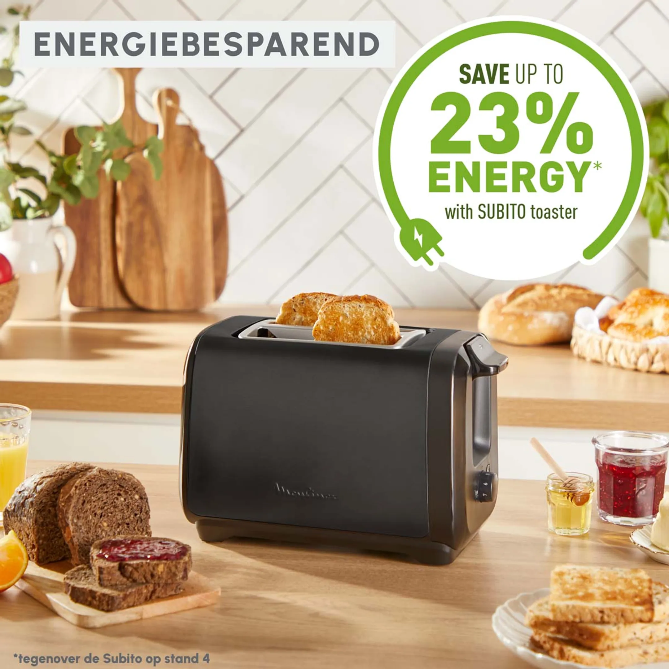 Moulinex Broodrooster Subito LT5S08E0 BLK image