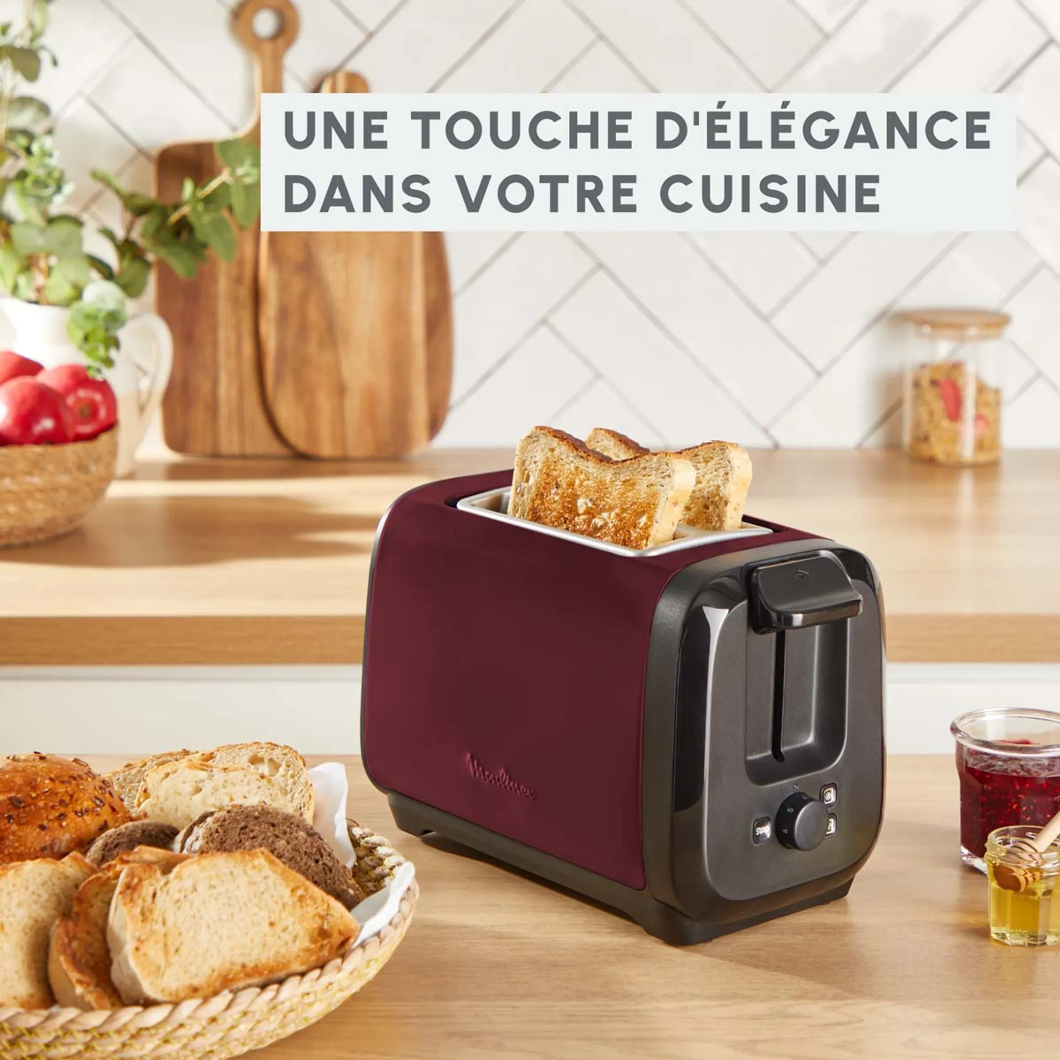 Moulinex Grille-pain Subito LT5S05E0 RED image