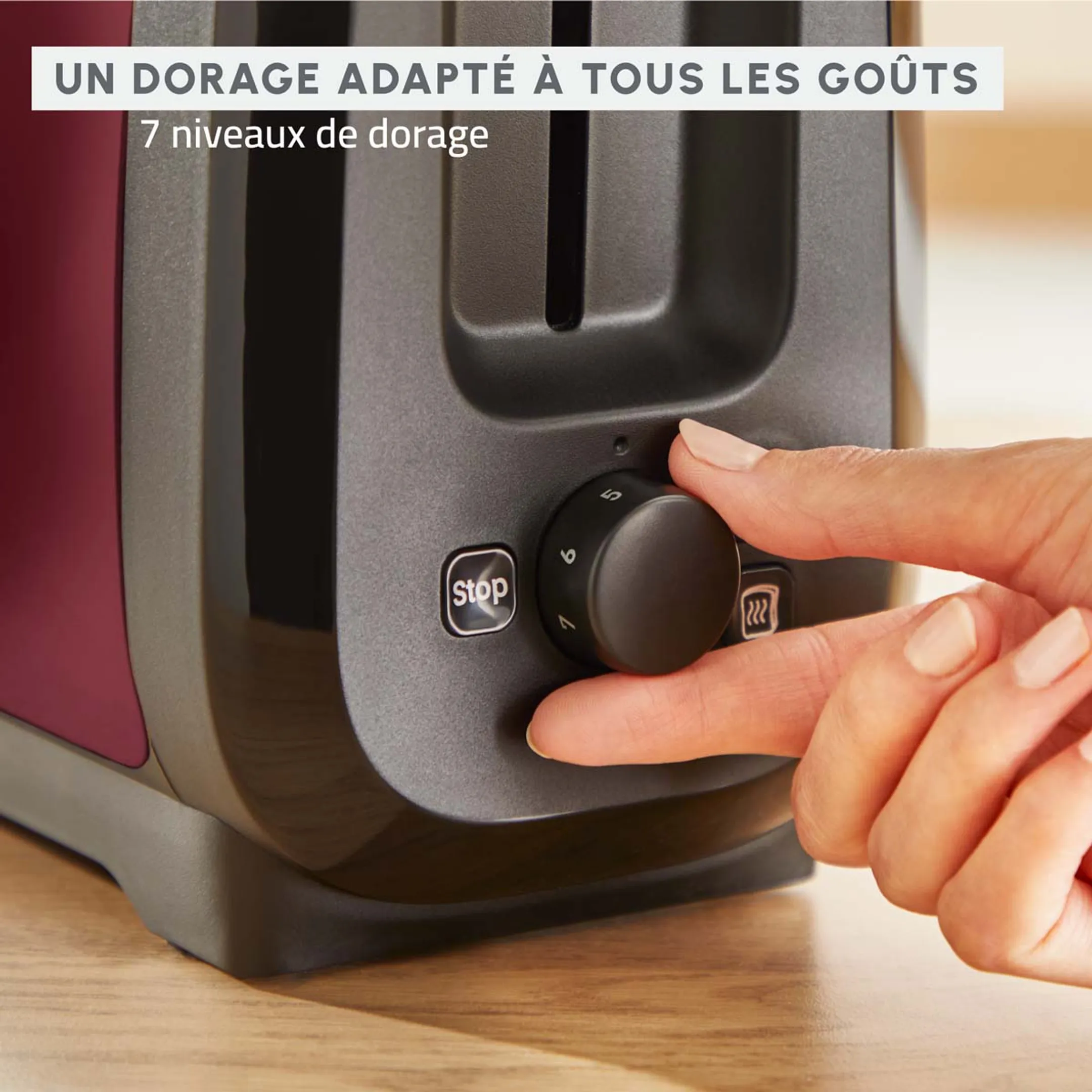 Moulinex Grille-pain Subito LT5S05E0 RED image