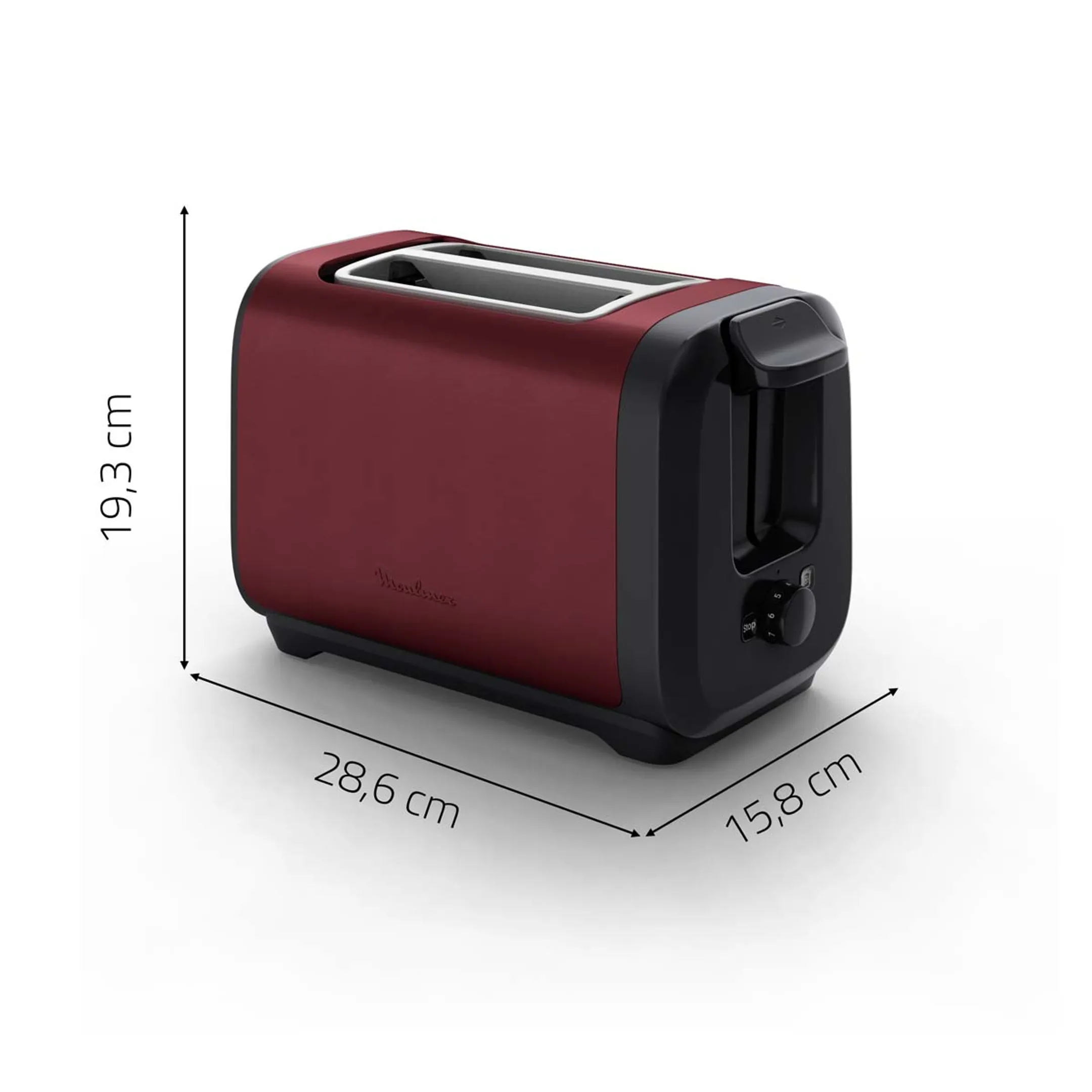 Moulinex Grille-pain Subito LT5S05E0 RED image