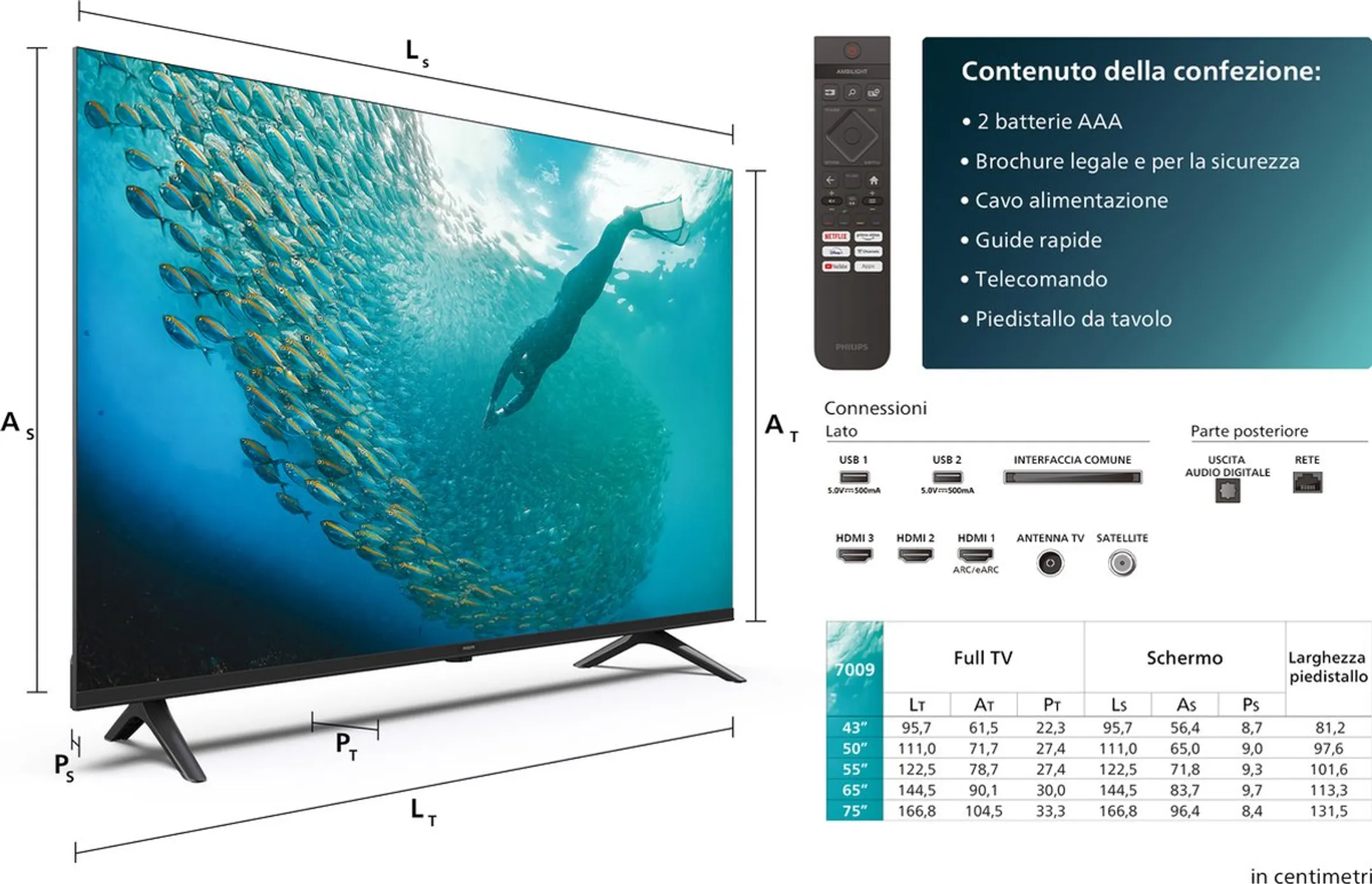Philips 4K LED UHD 75PUS7009/12 (2024) - 75 pouces image