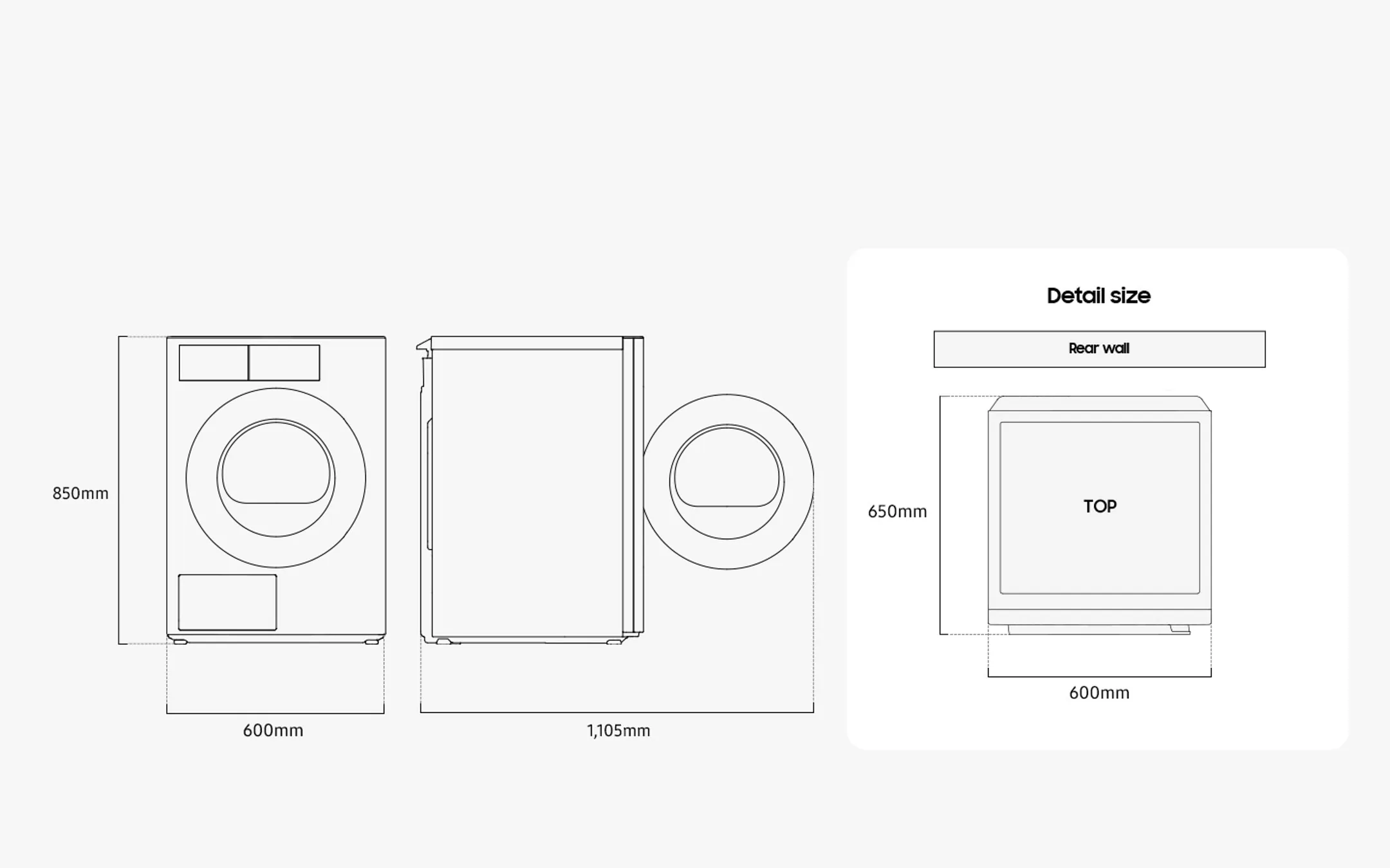 Samsung Droogkast DV90F09F4SU3 Bespoke AI 9000-serie  image
