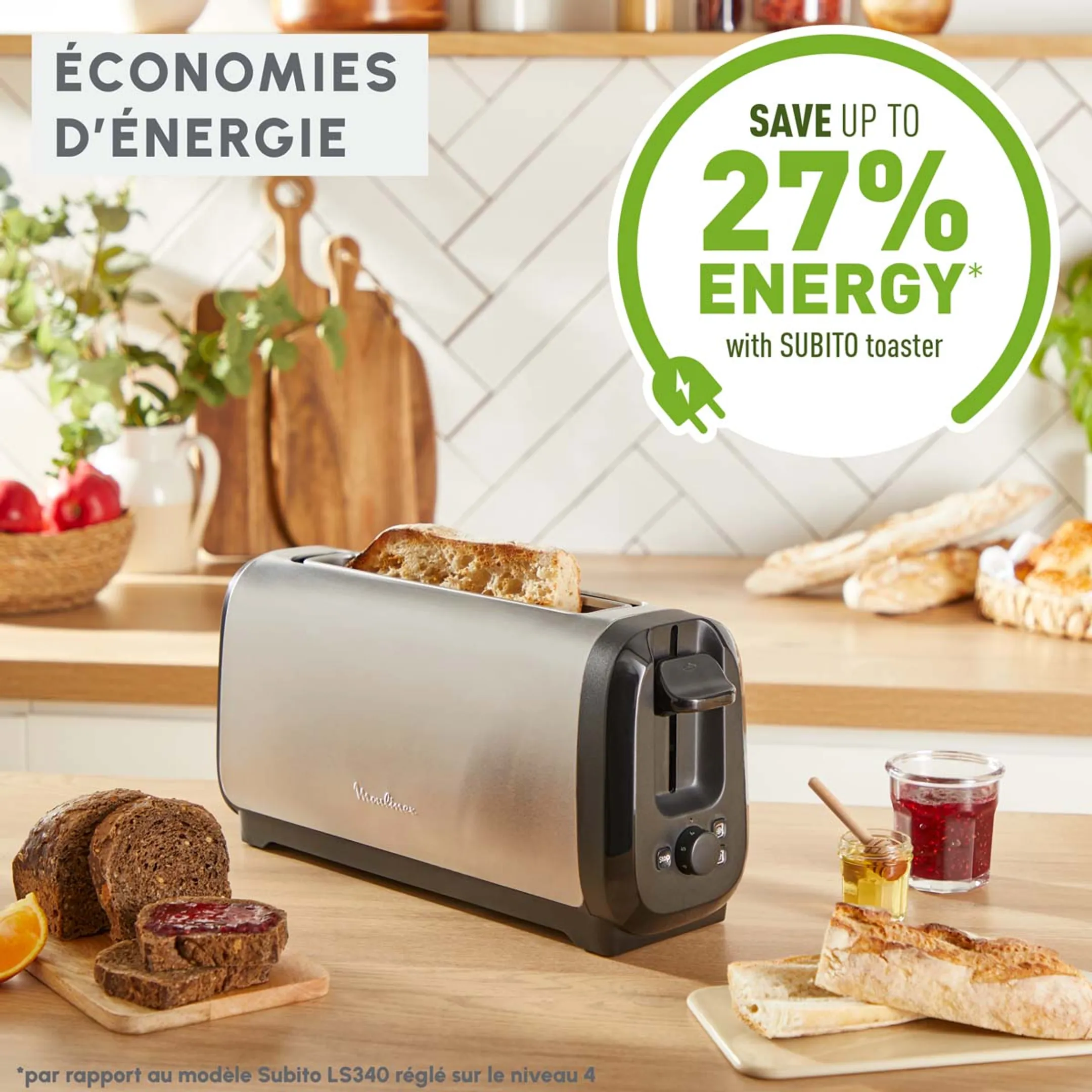 Moulinex Grille-pain Subito LS5S0DEO image