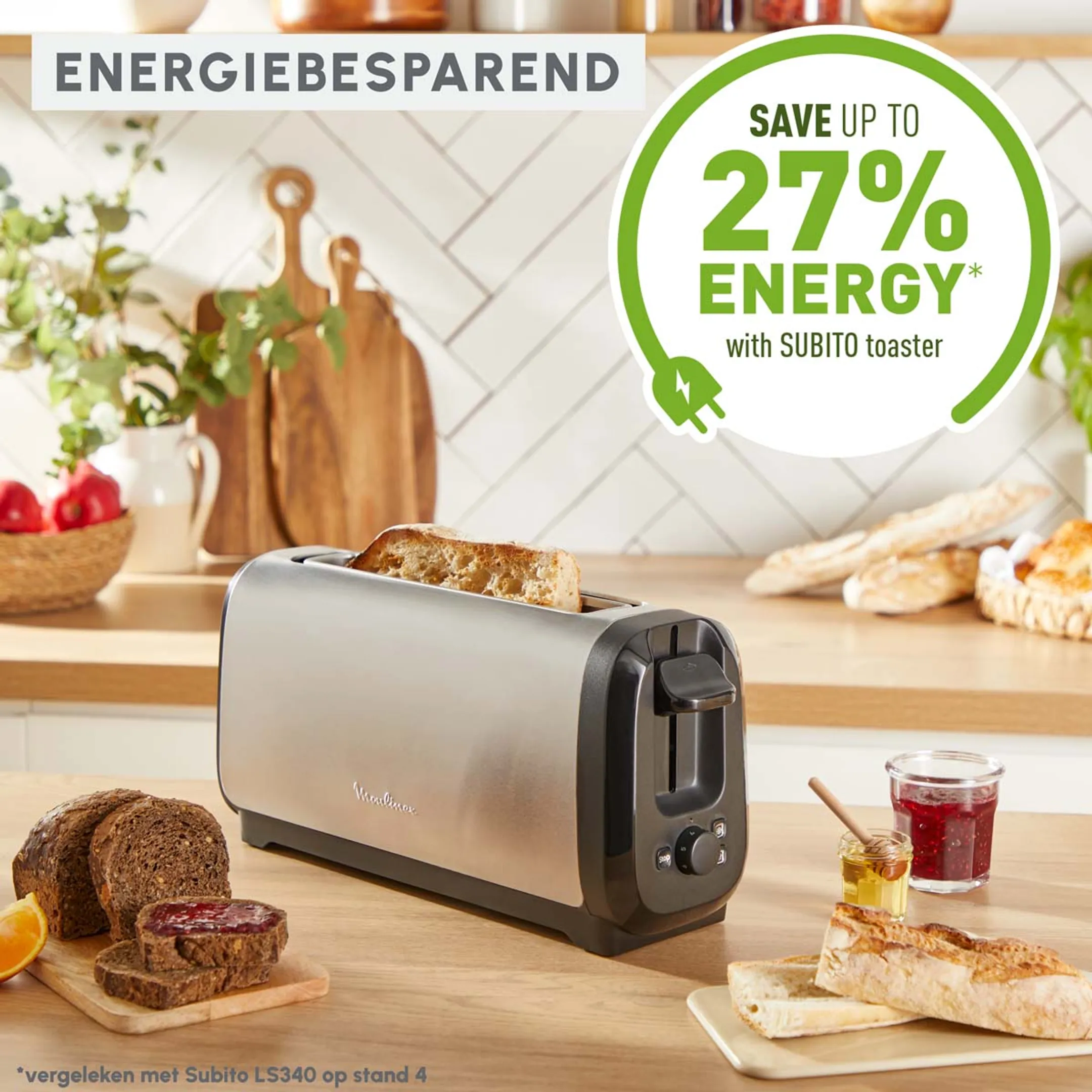 Moulinex Broodrooster Subito LS5S0DEO image