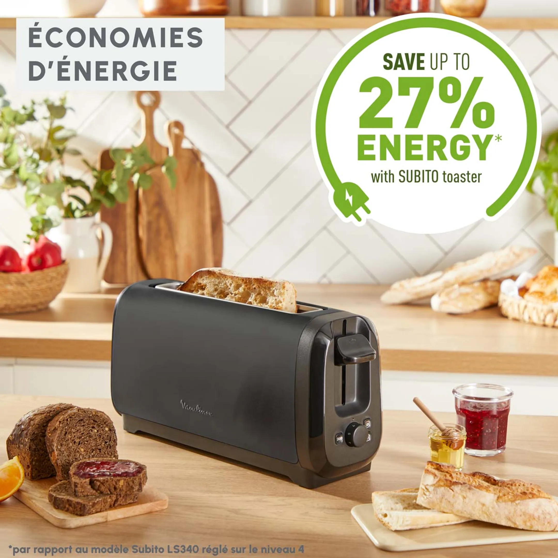 Moulinex Grille-pain Subito LS5S08E0 image