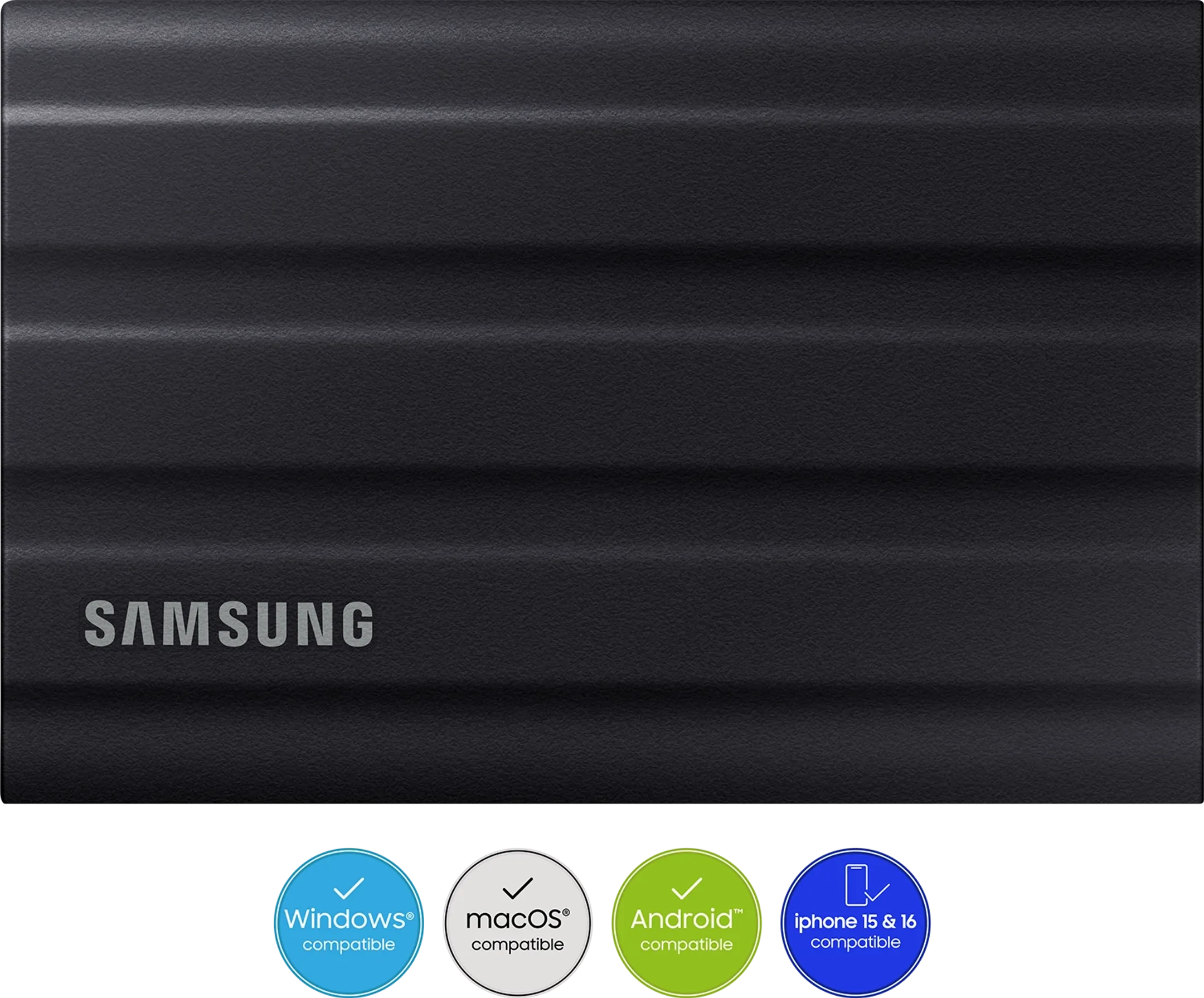 Samsung Portable SSD T7 Shield Zwart - 1 TB image