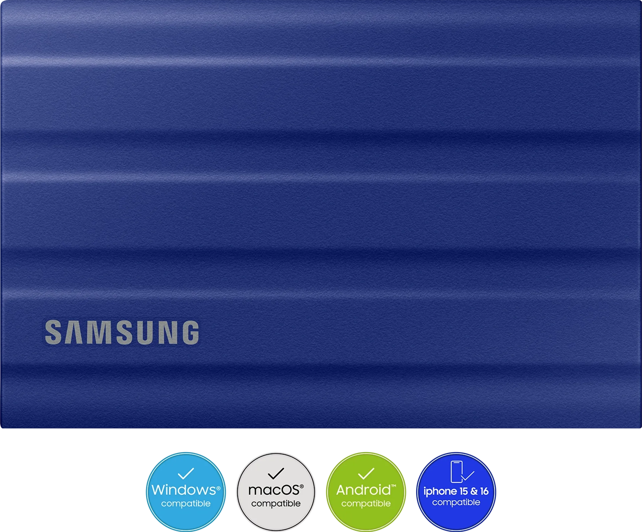 Samsung Portable SSD T7 Shield Bleu - 1To image