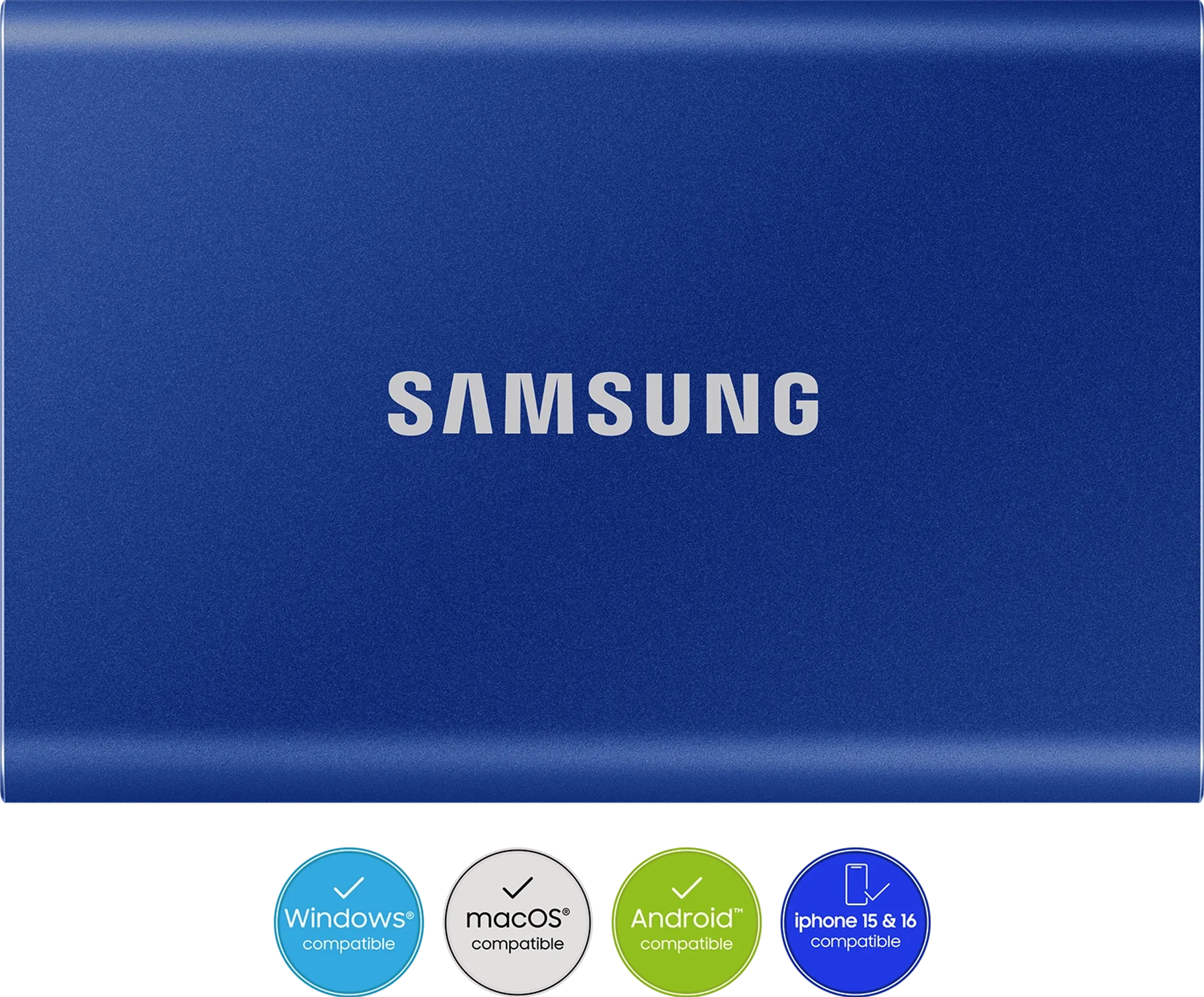 Samsung Portable SSD T7 Bleu - 2 To image