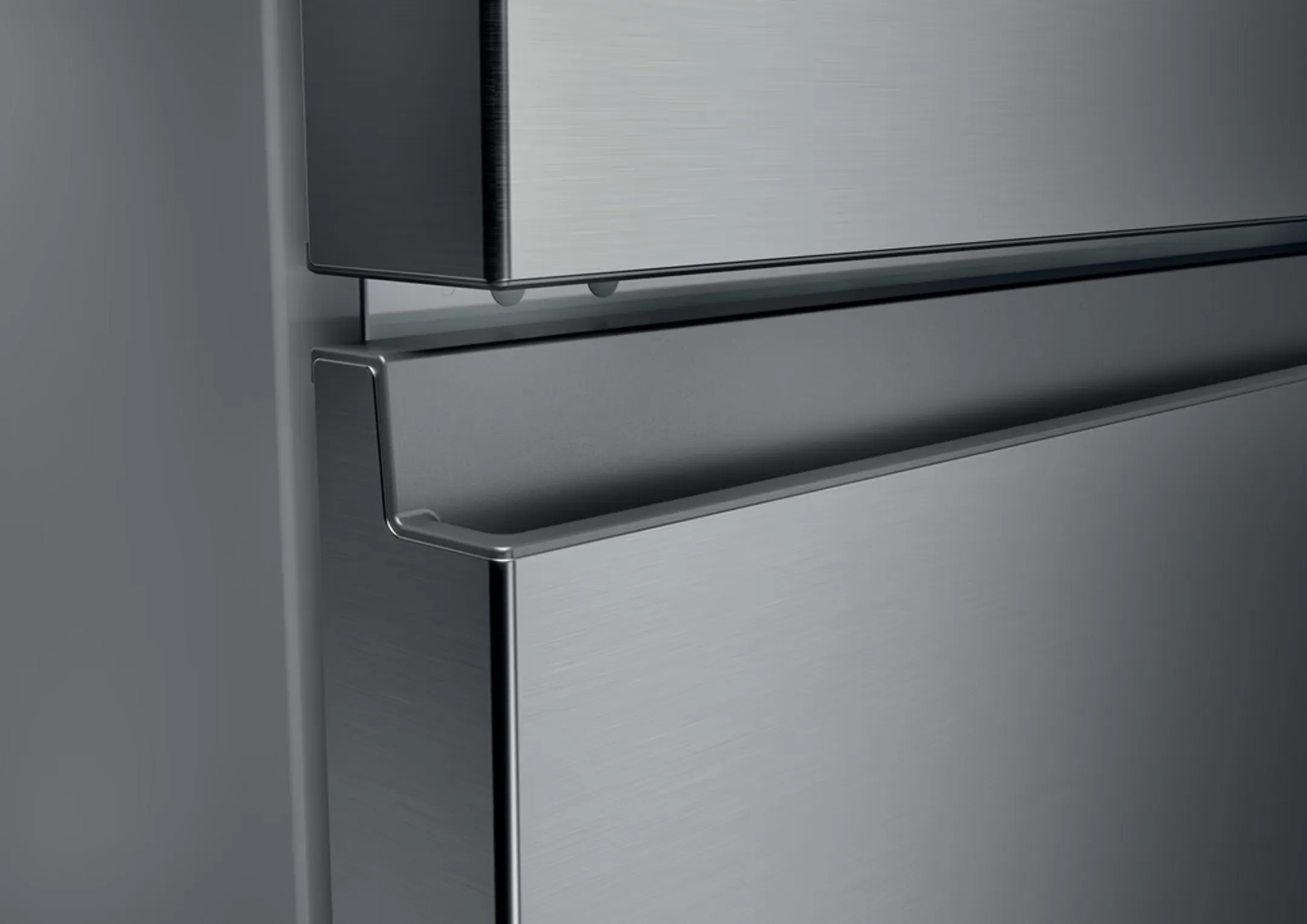 Haier Combi frigo congélateur HTR3518ENMX tiroir Direct Access image