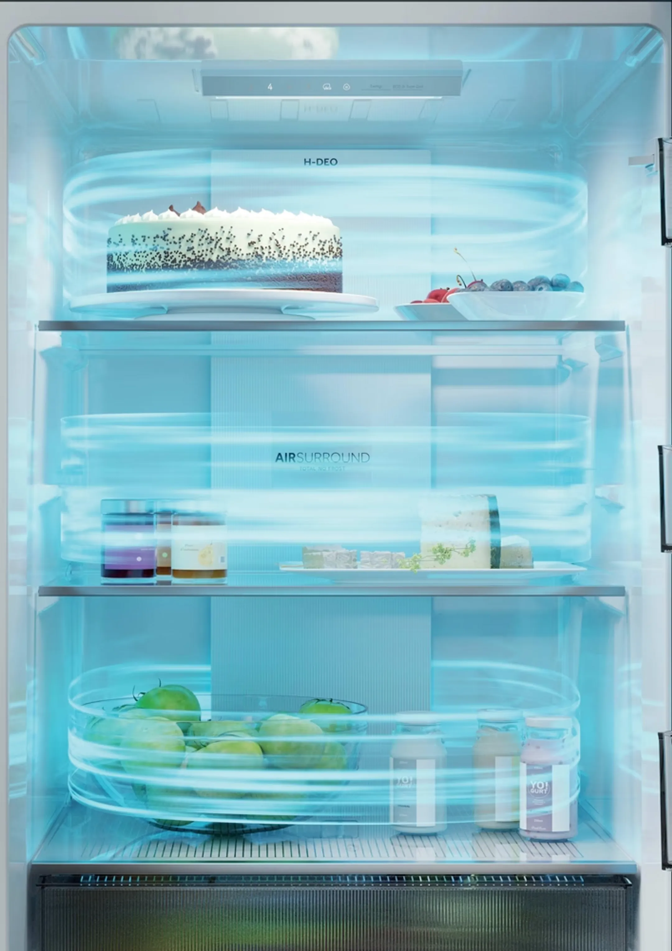 Haier Combi frigo congélateur HTR3518ENMX tiroir Direct Access image