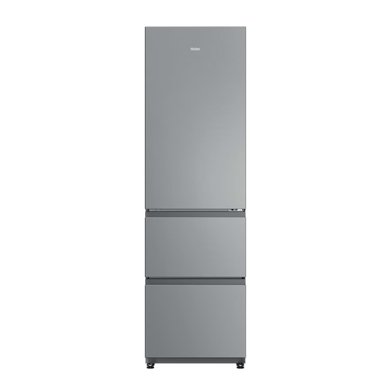 Haier Koelkast met diepvries HTR3518ENMX Direct Access lades