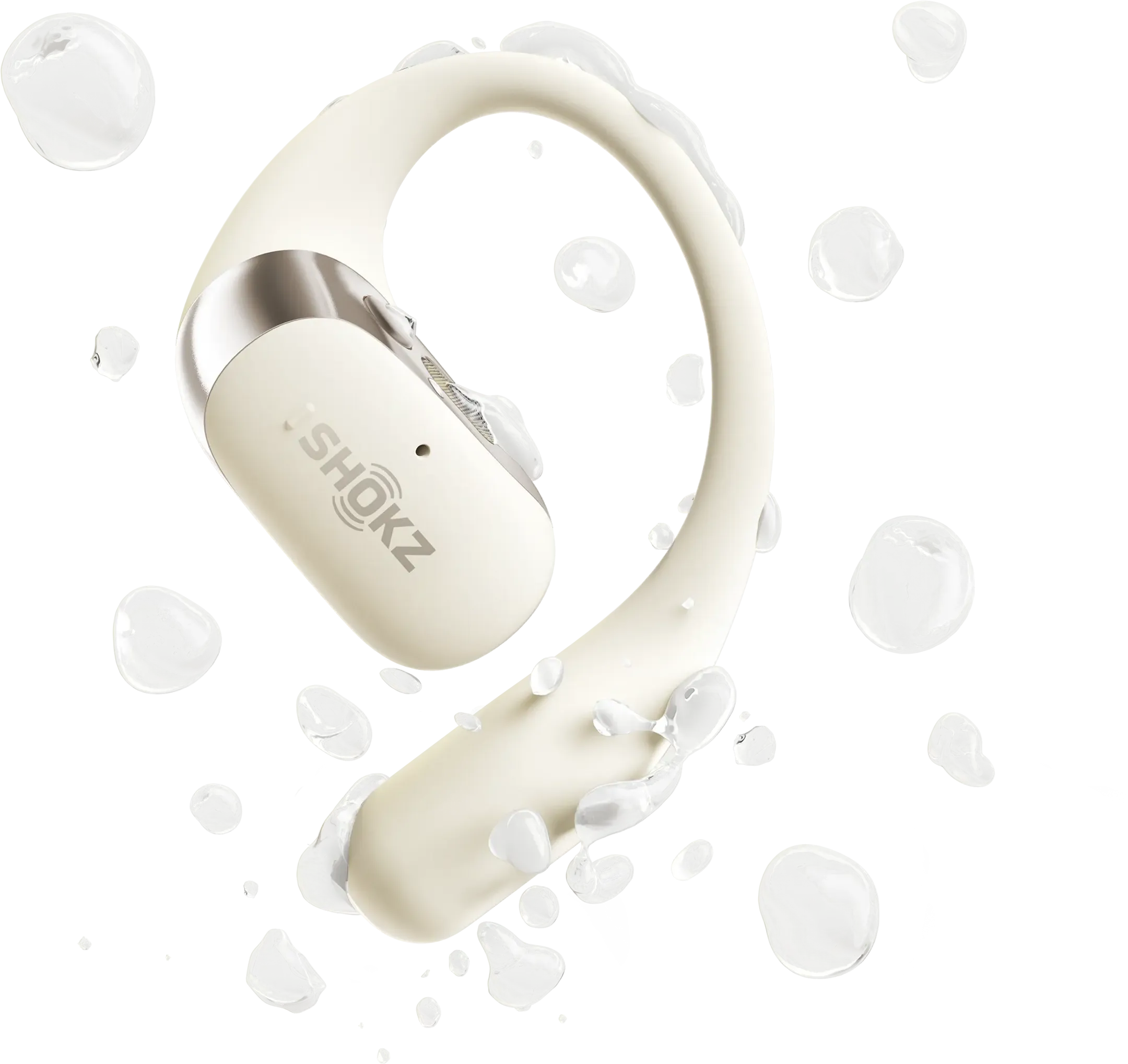 Shokz OpenFit 2 oortjes - Beige image