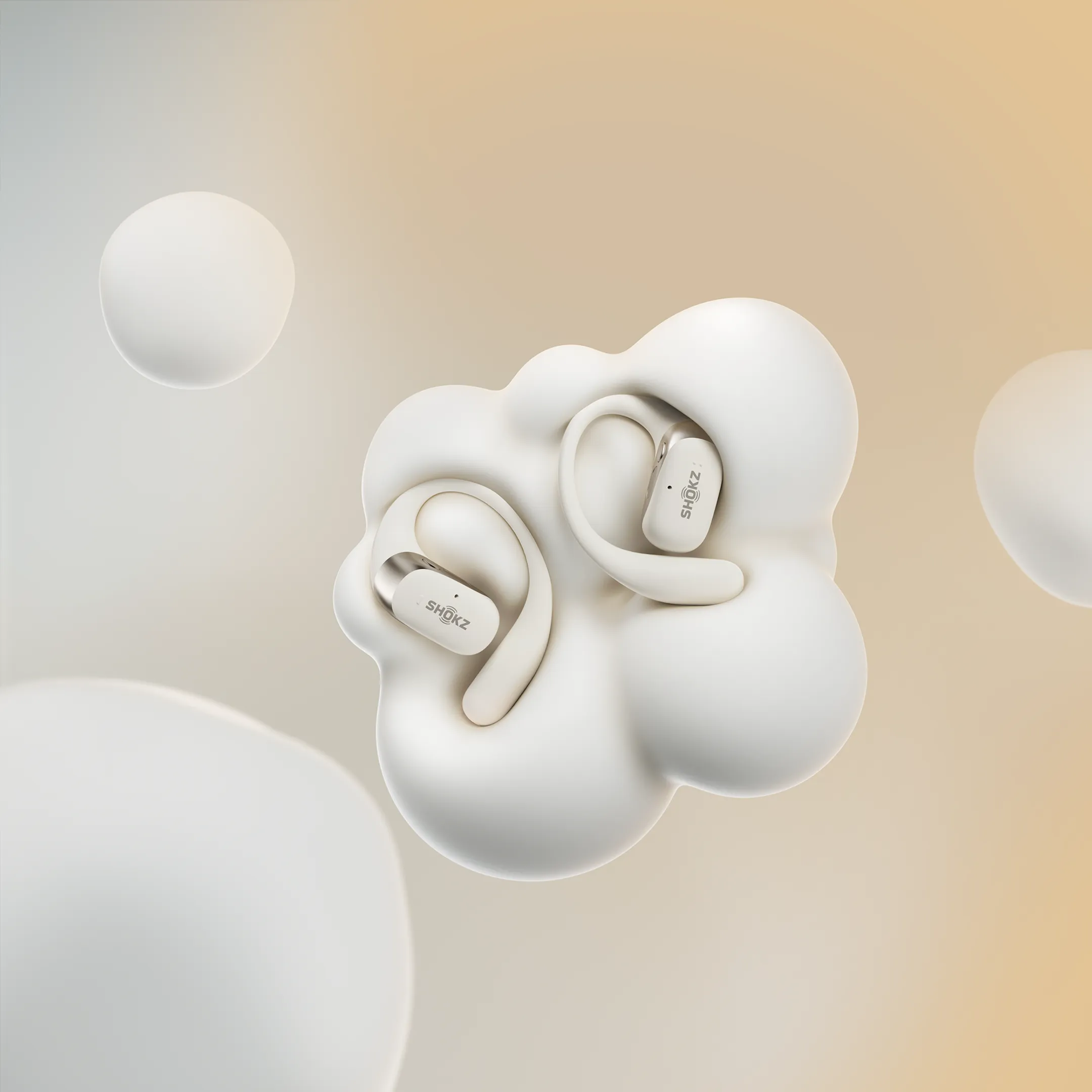 Shokz OpenFit 2 oortjes - Beige image