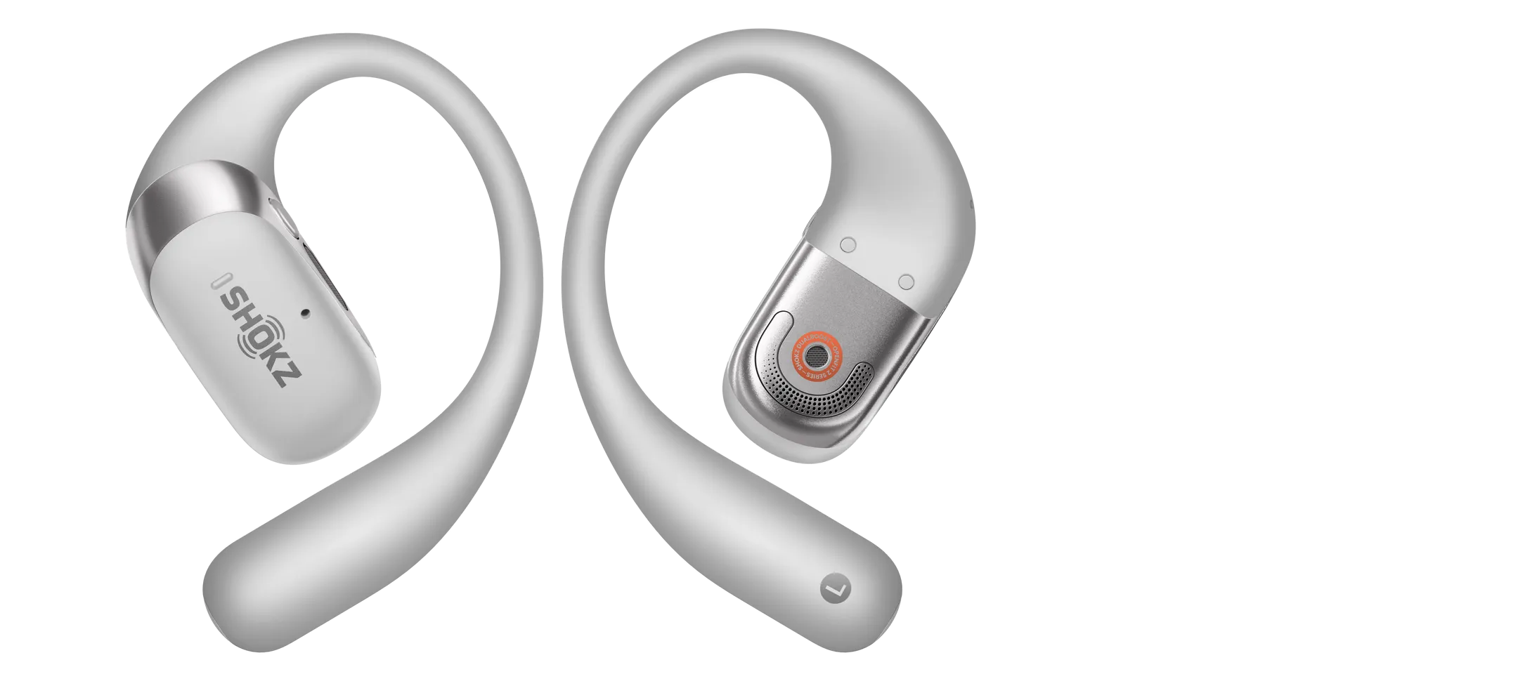 Shokz OpenFit 2+ oortjes - Zilver image