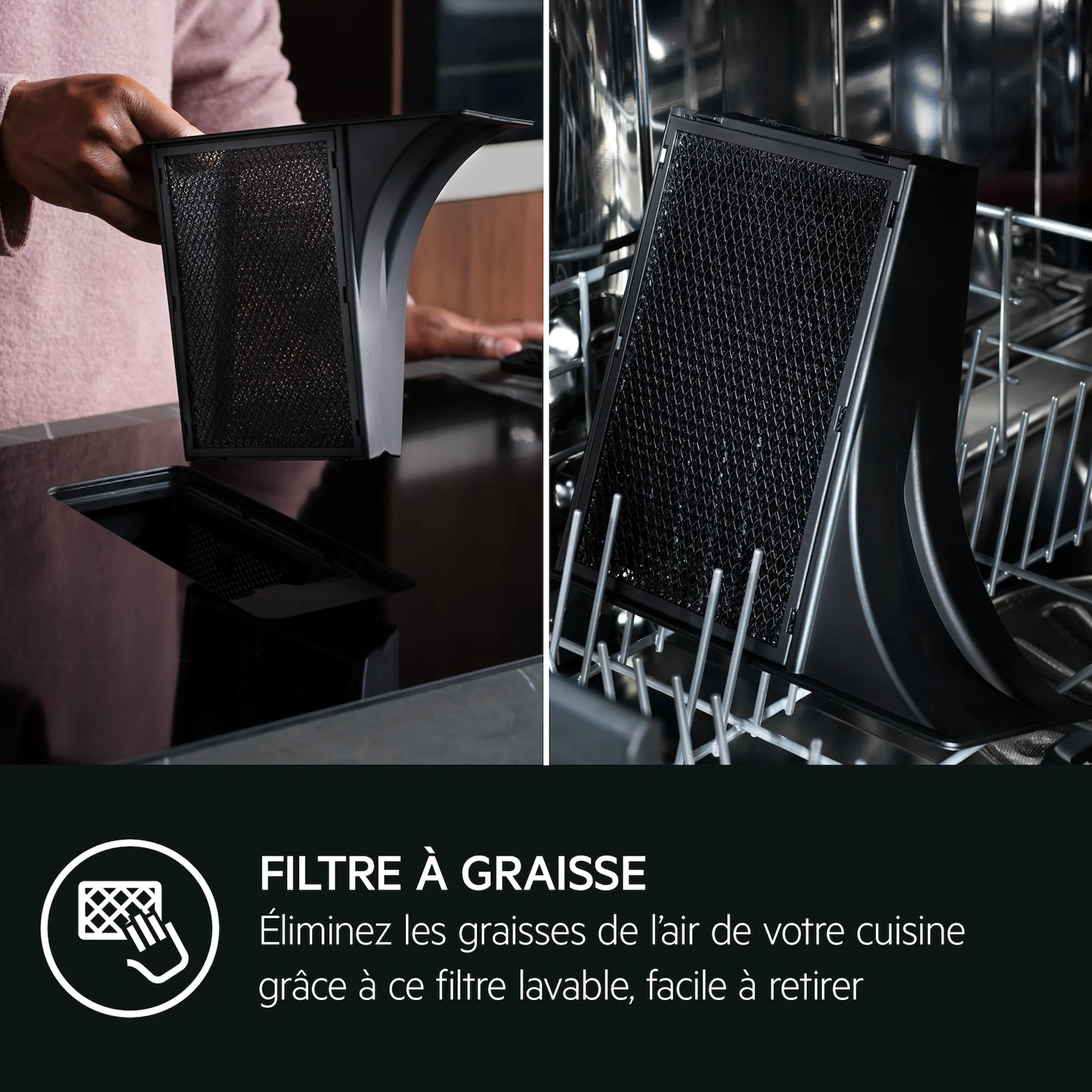 AEG Taque avec hotte intégrée NCH84B03CB image