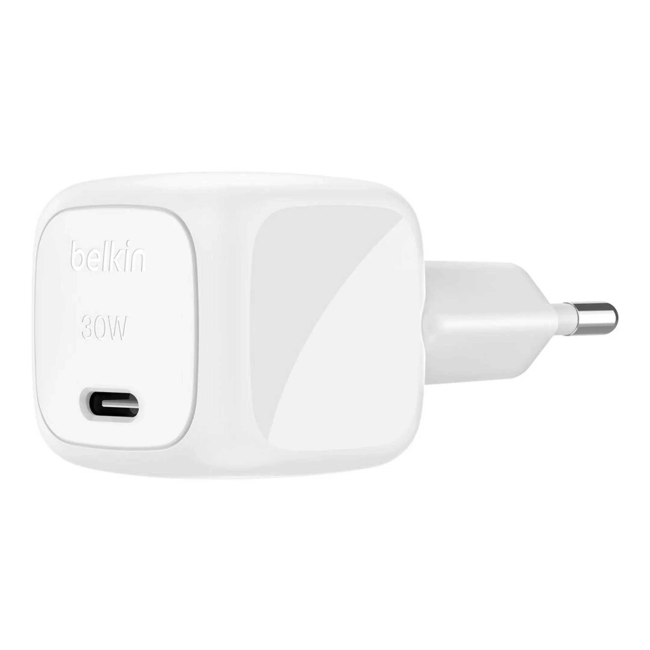 Belkin Chargeur secteur USB C 30W + câble USB-C - Blanc image