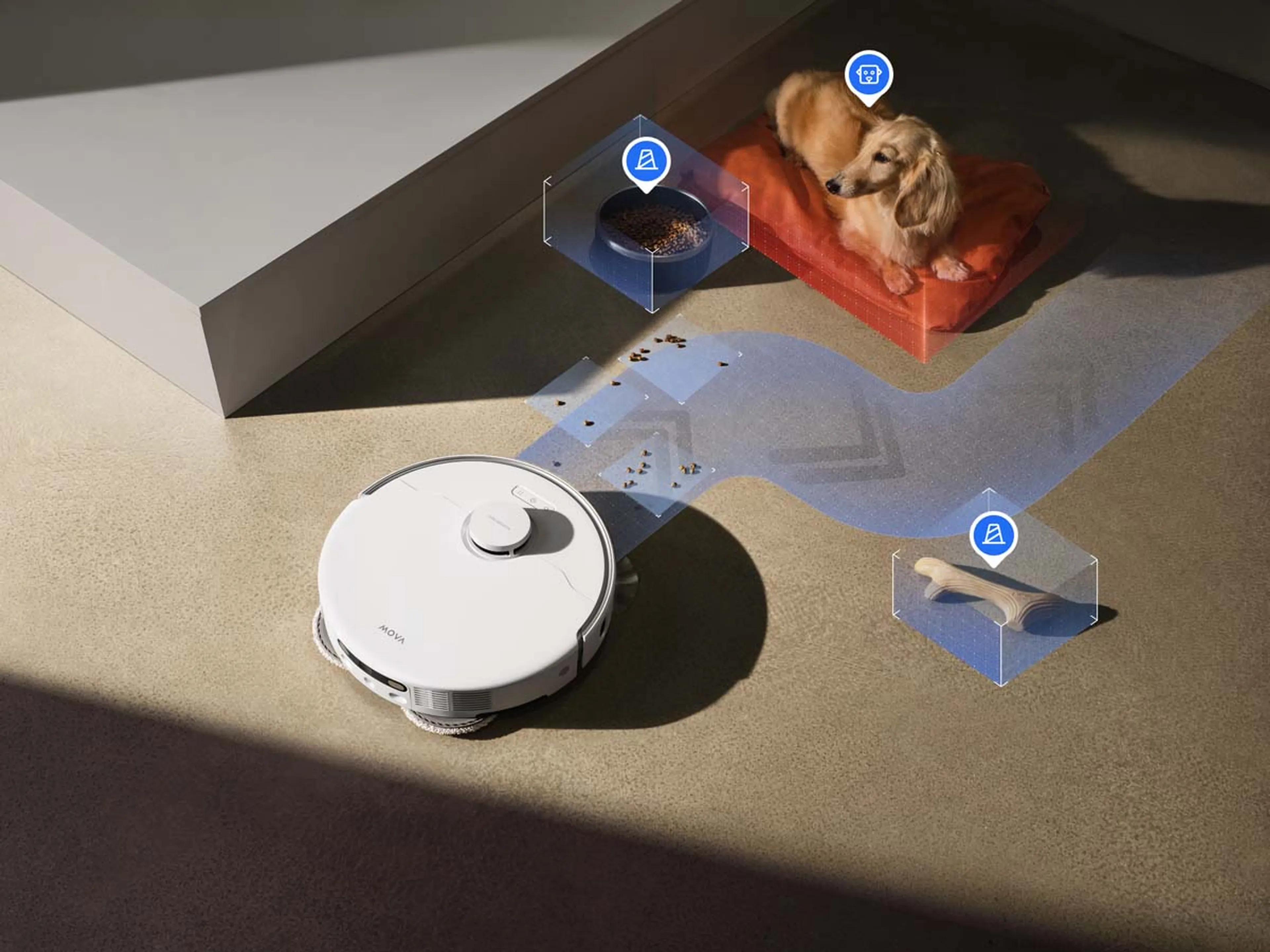 MOVA Aspirateur robot 2en1 P50 Ultra image