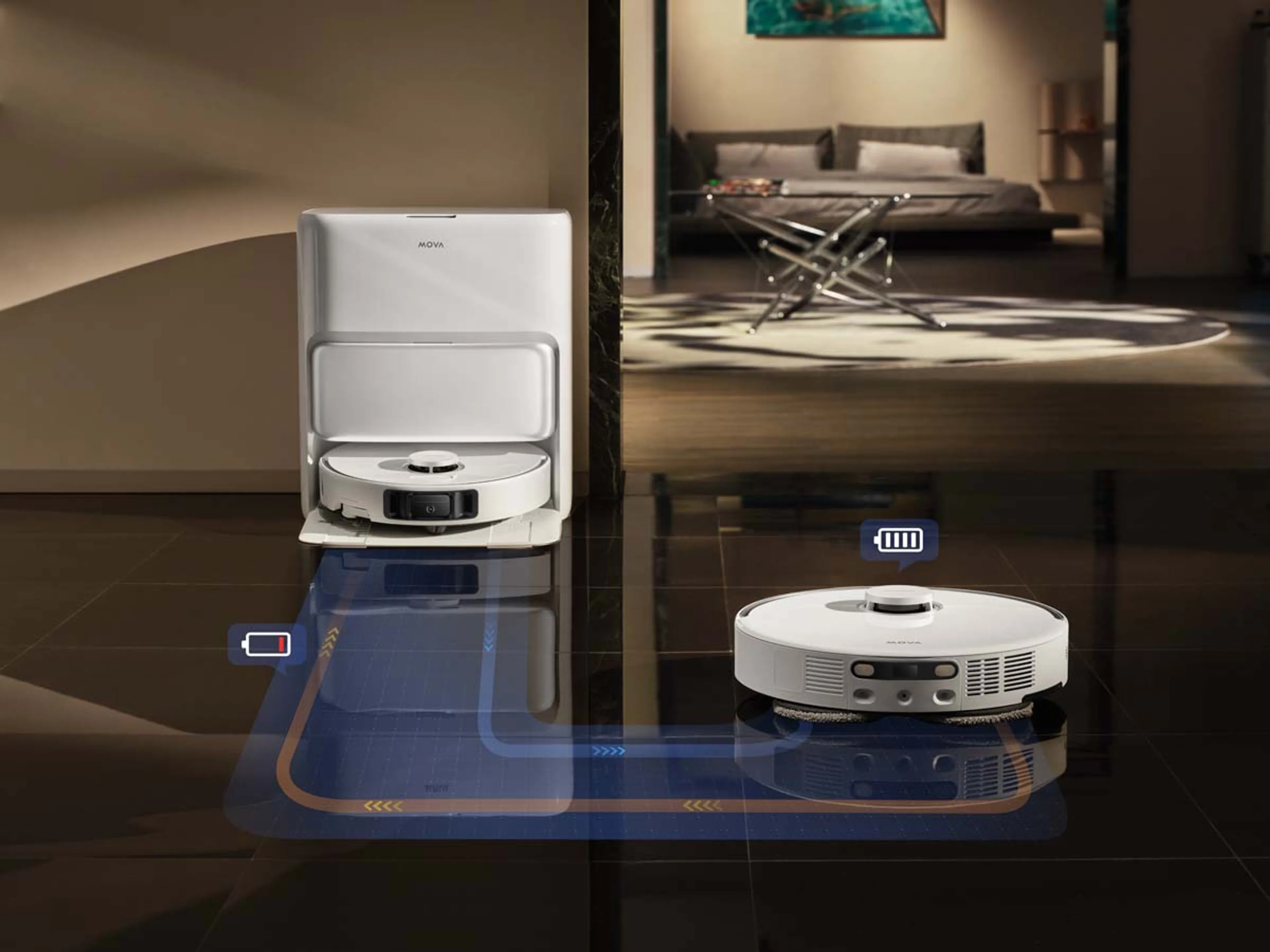 MOVA Aspirateur robot 2en1 P50 Ultra image