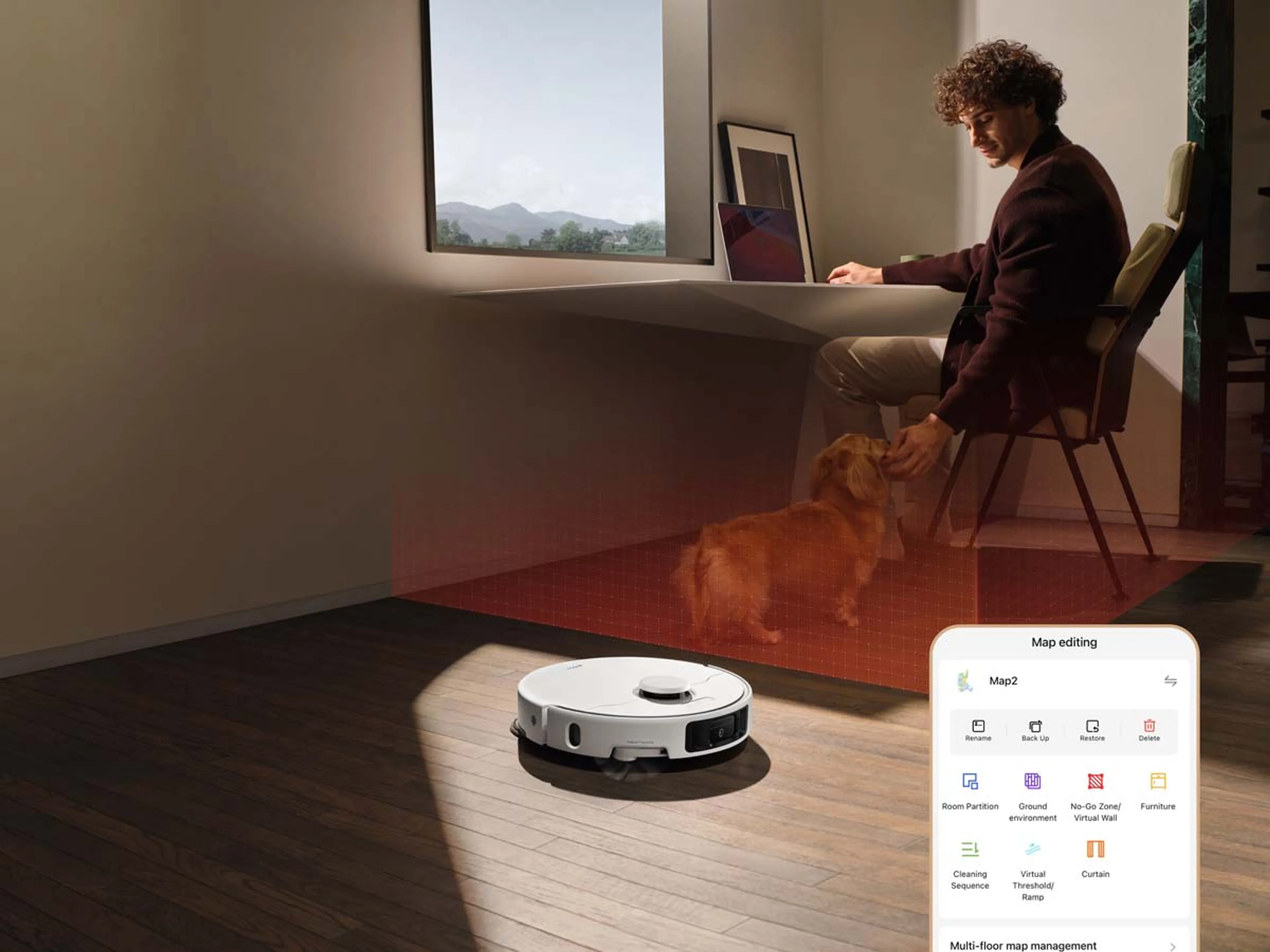 MOVA Aspirateur robot 2en1 P50 Ultra image