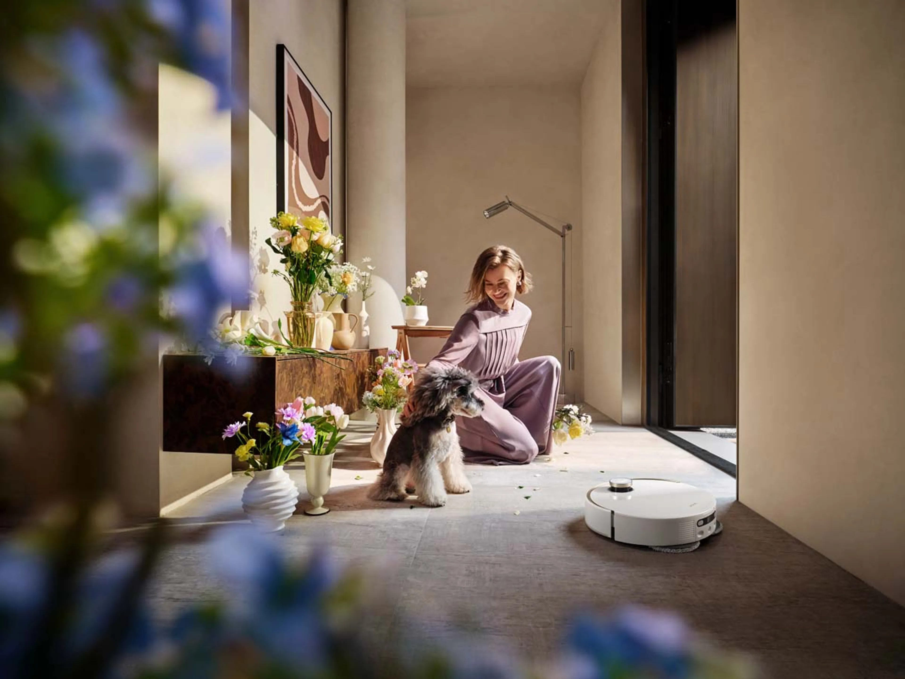 MOVA Aspirateur robot 2en1 V50 Ultra Complete White image