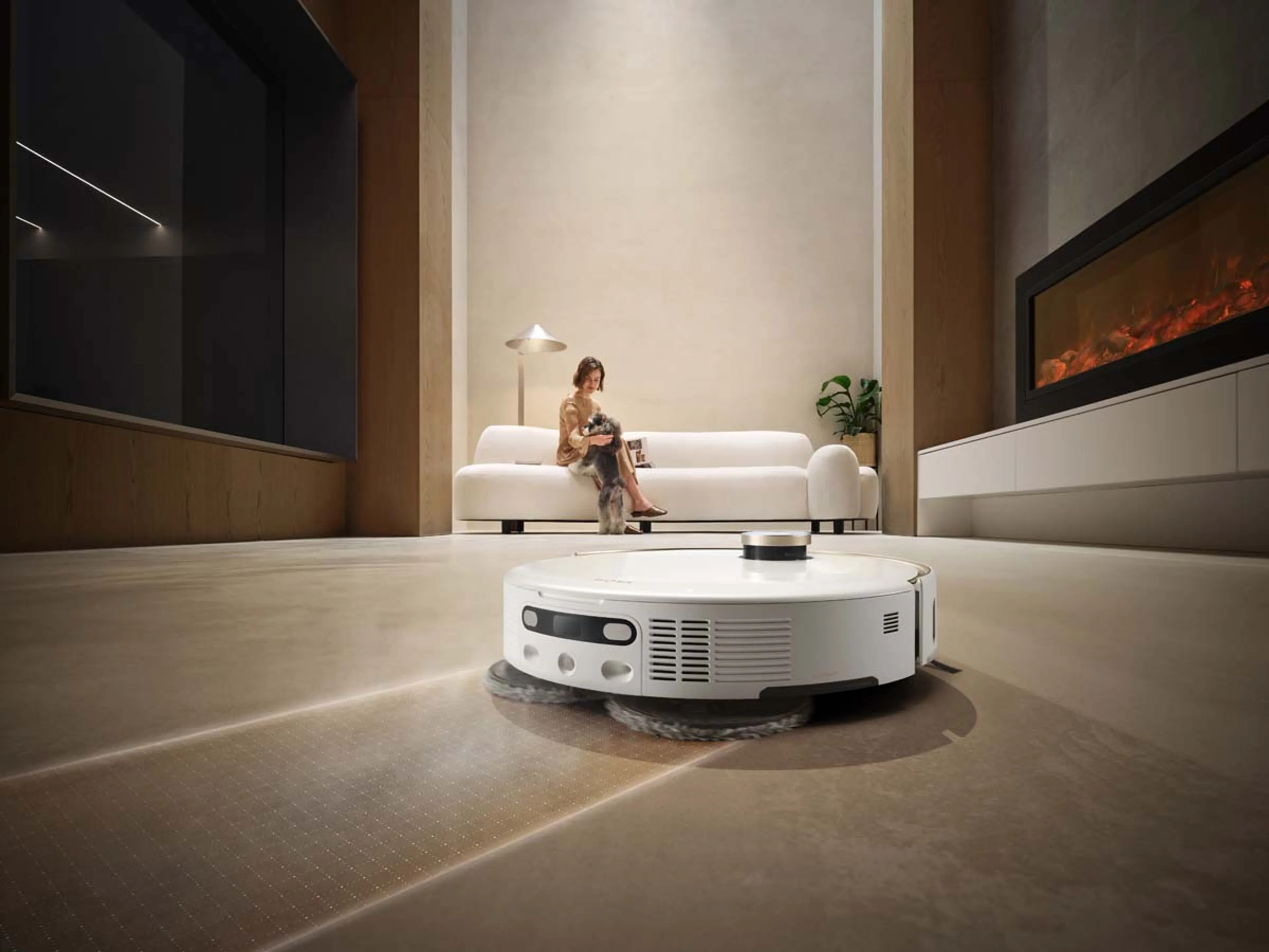 MOVA Aspirateur robot 2en1 V50 Ultra Complete White image