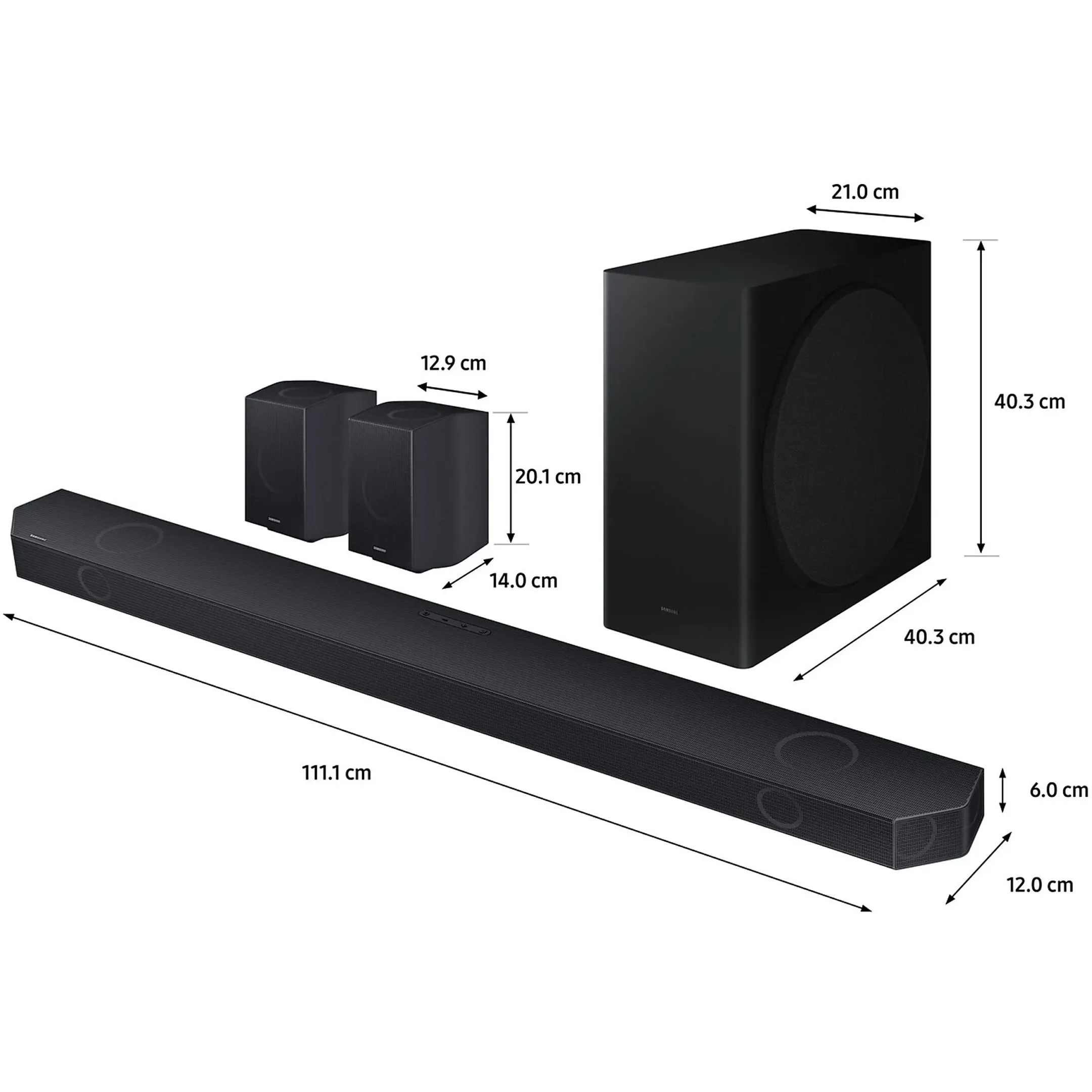 Samsung Barre de son HW-Q930D/XN - 9.1.4 canaux image