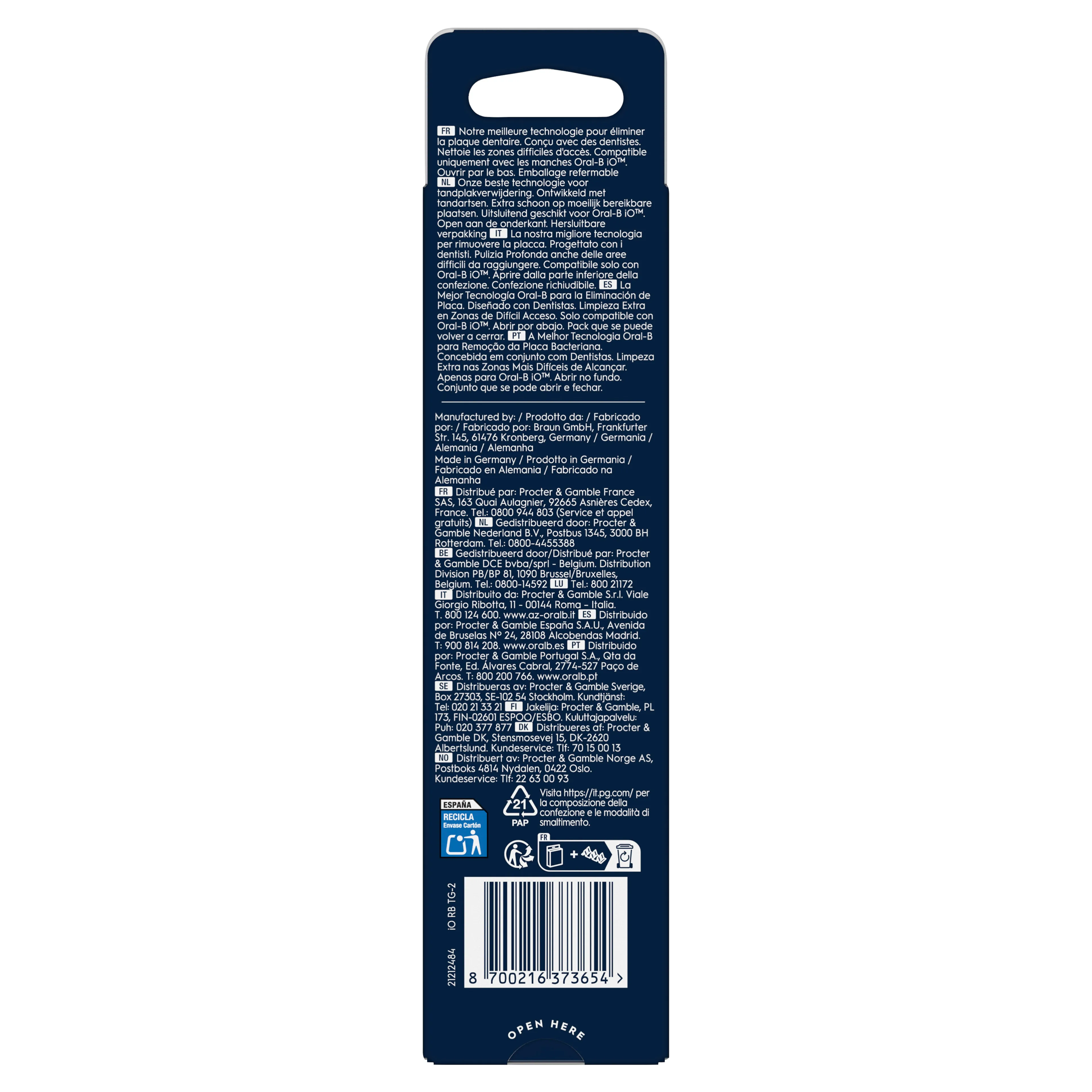 Oral-B Brossettes ORAL-B IO Interdental CARE blanc image