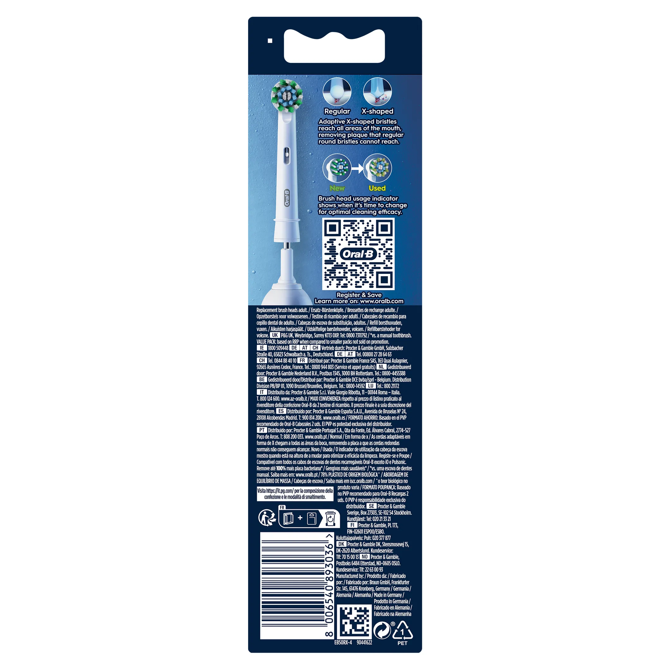 Oral-B Opzetborstel ORAL-B CROSS ACTION 4X image