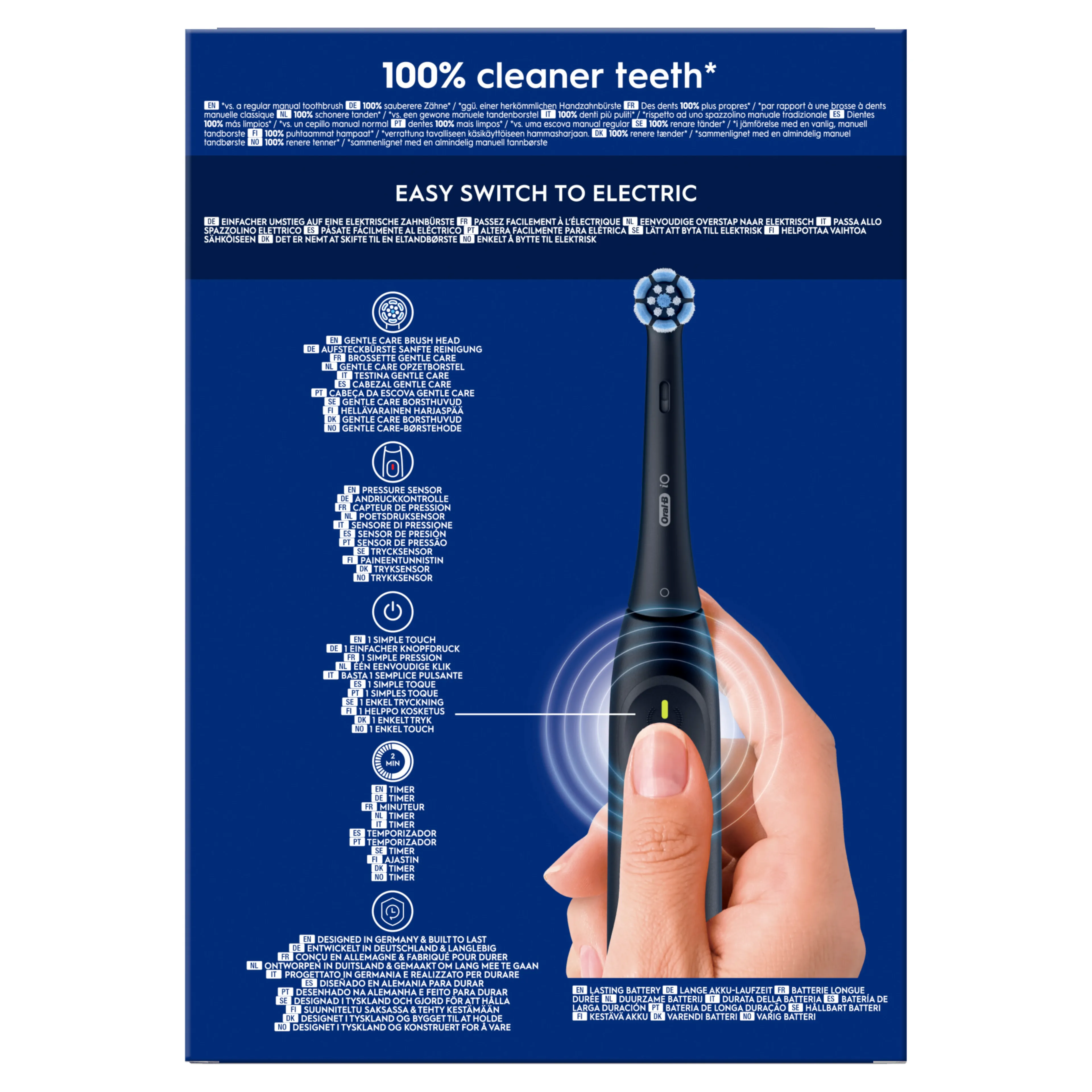 Oral-B Brosse à dents électrique  iO2 Duo noir/vert image