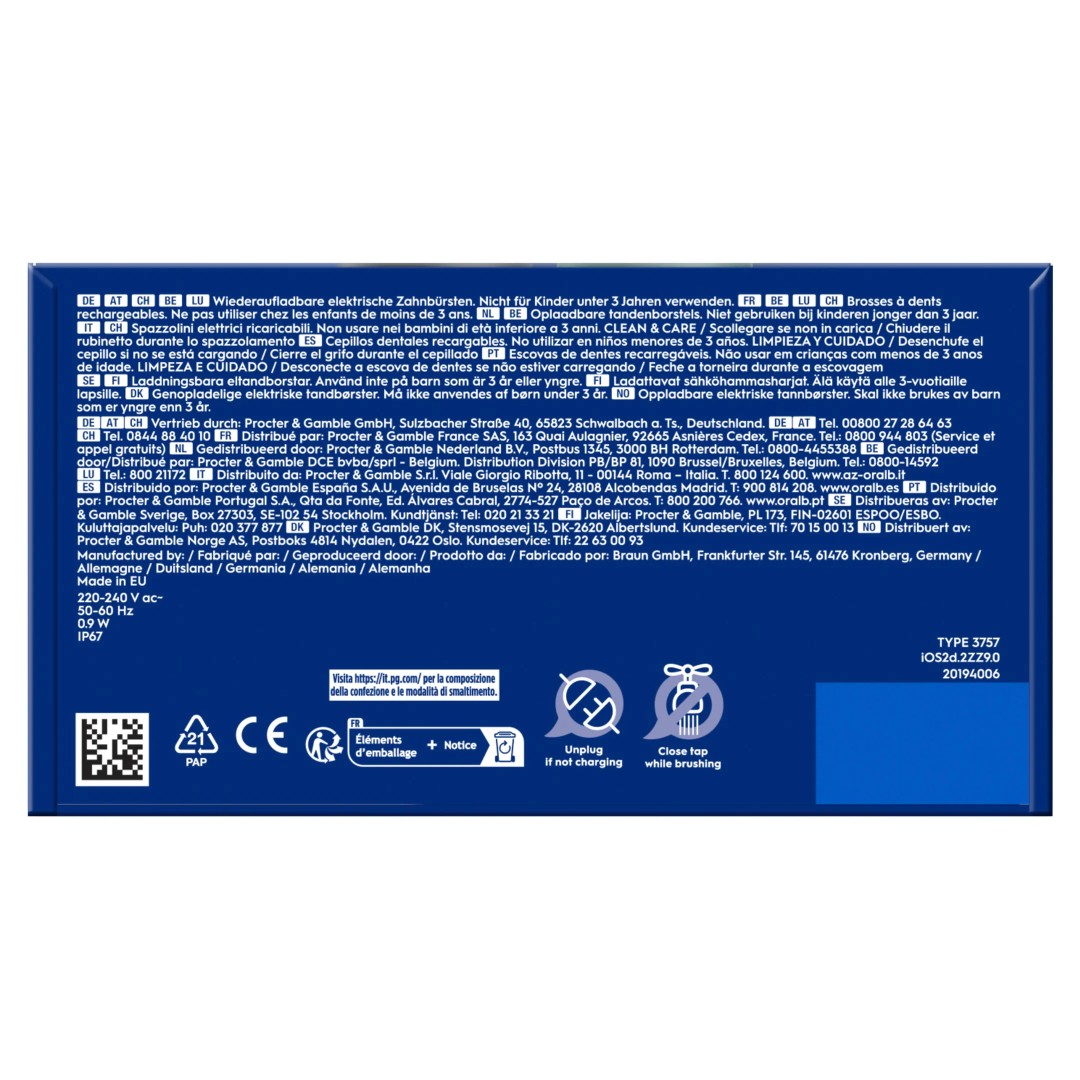 Oral-B Elektrische tandenborstel iO2 Duo zwart/groen image