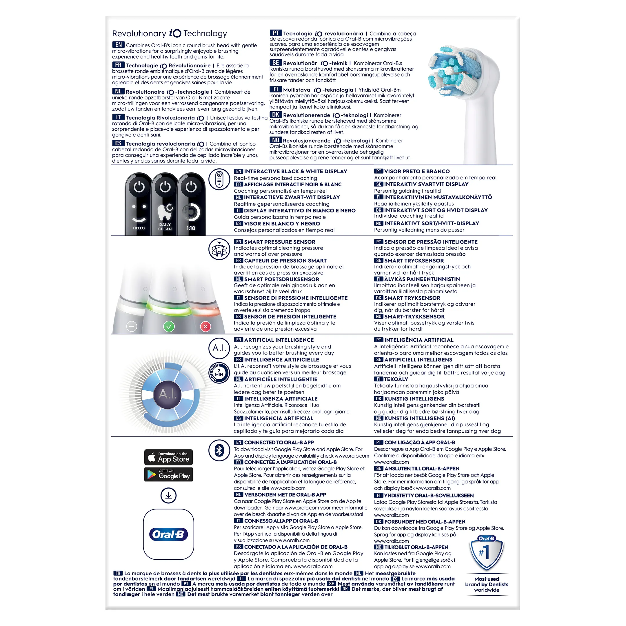 Oral-B Brosse à dents électrique iO6 gris + étui image