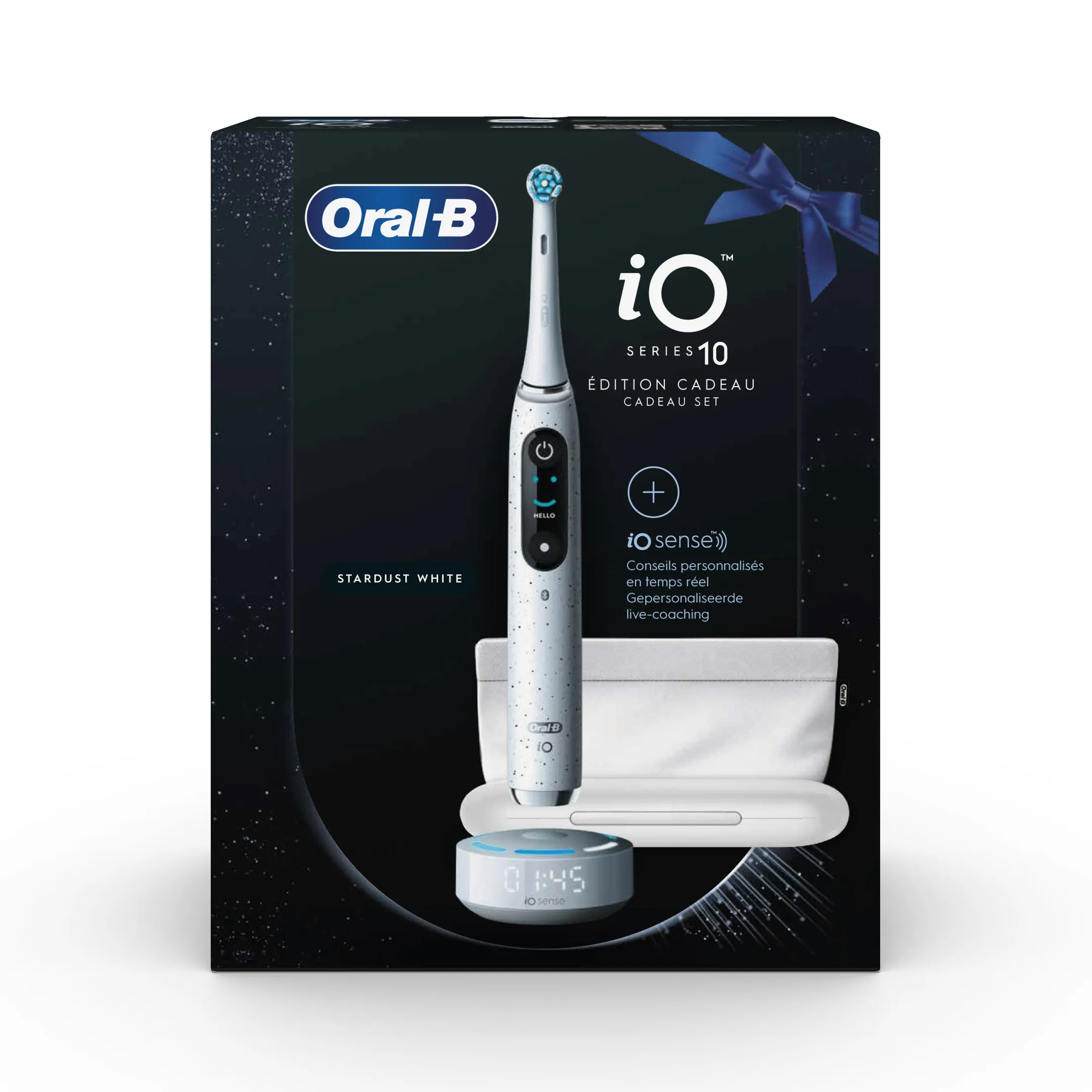 Oral-B Brosse à dents électrique iO10 blanc + Soft Pouch image