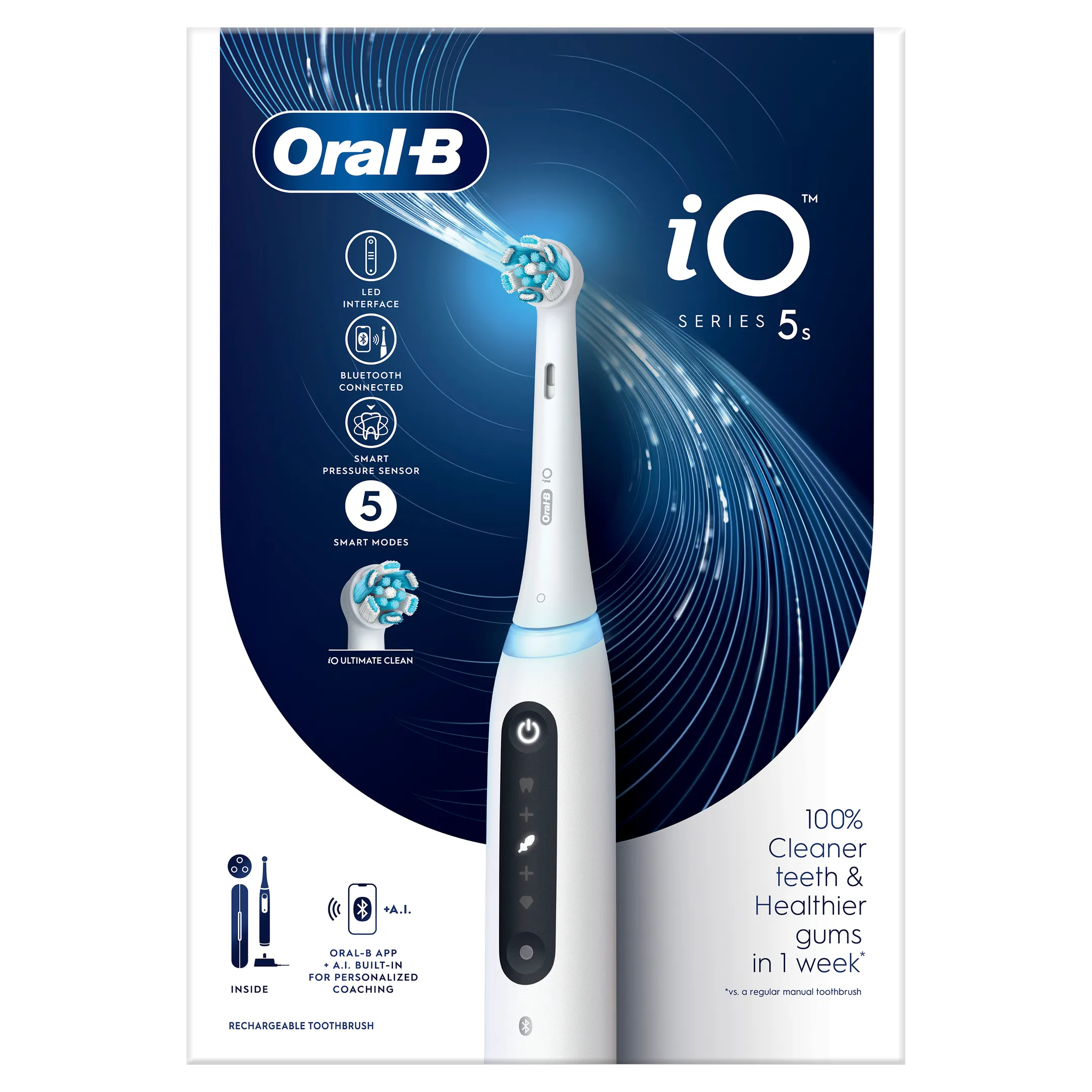 Oral-B Brosse à dents électrique IO5S WHITE image