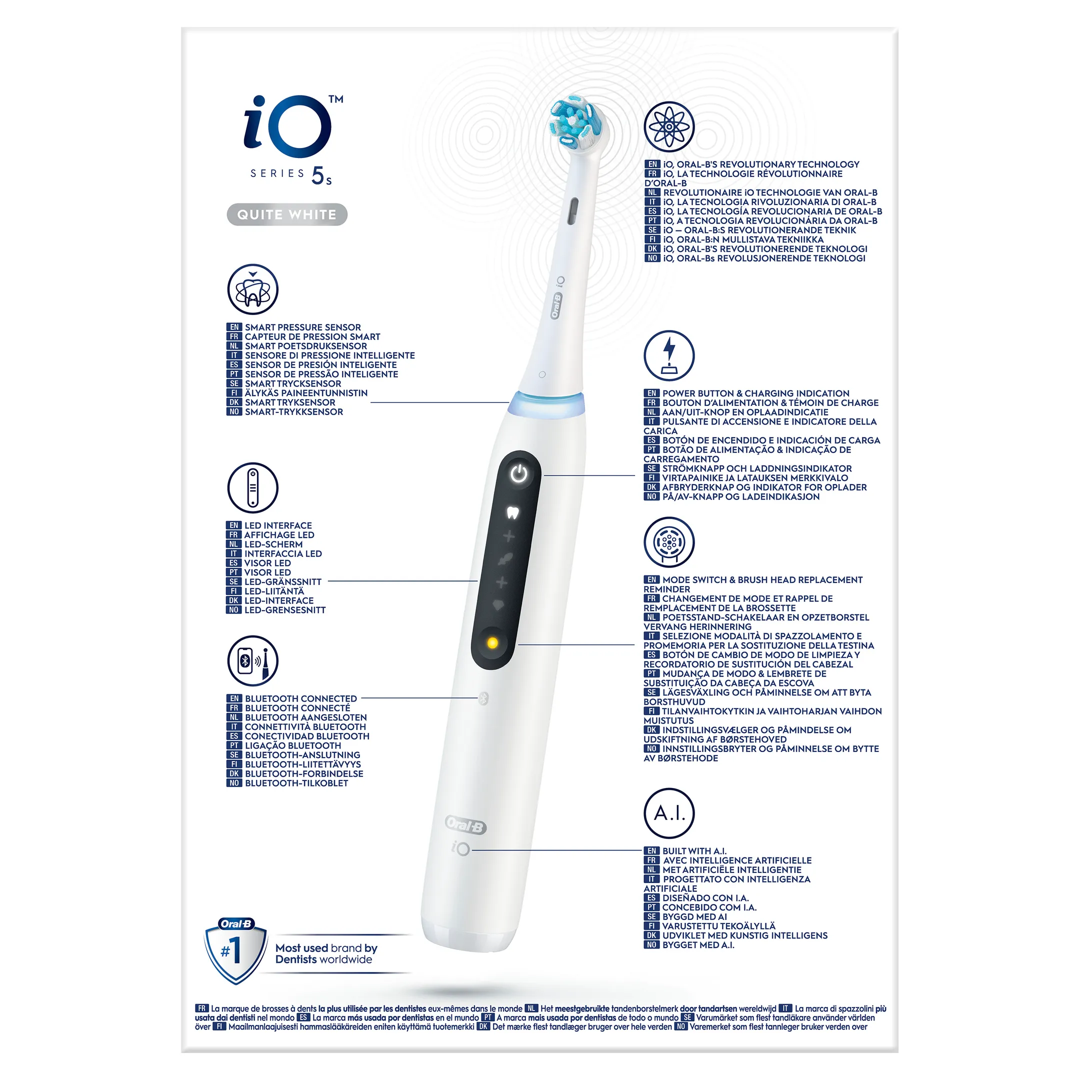 Oral-B Brosse à dents électrique IO5S WHITE image