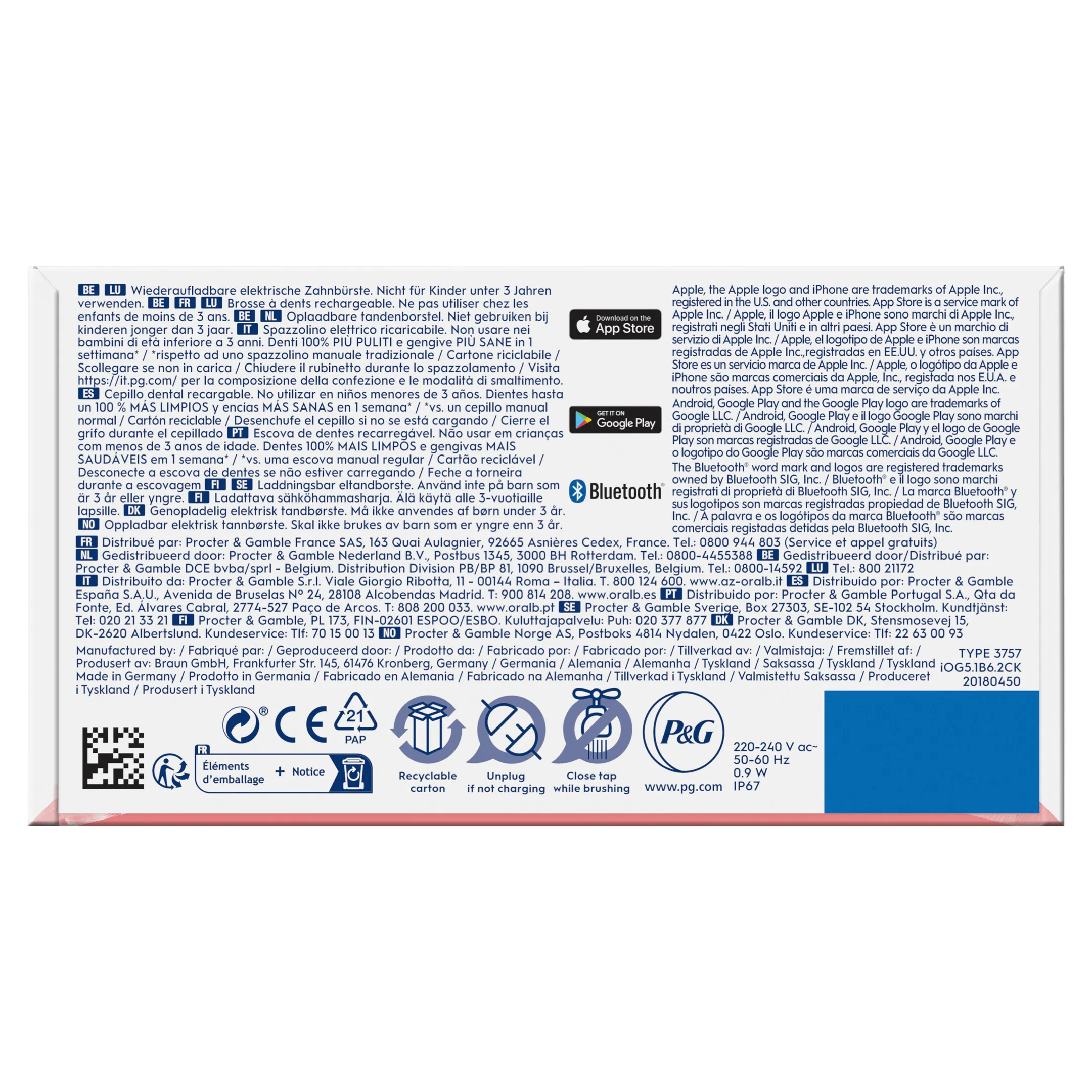 Oral-B Elektrische tandenborstel IO5S BLUSH PINK image