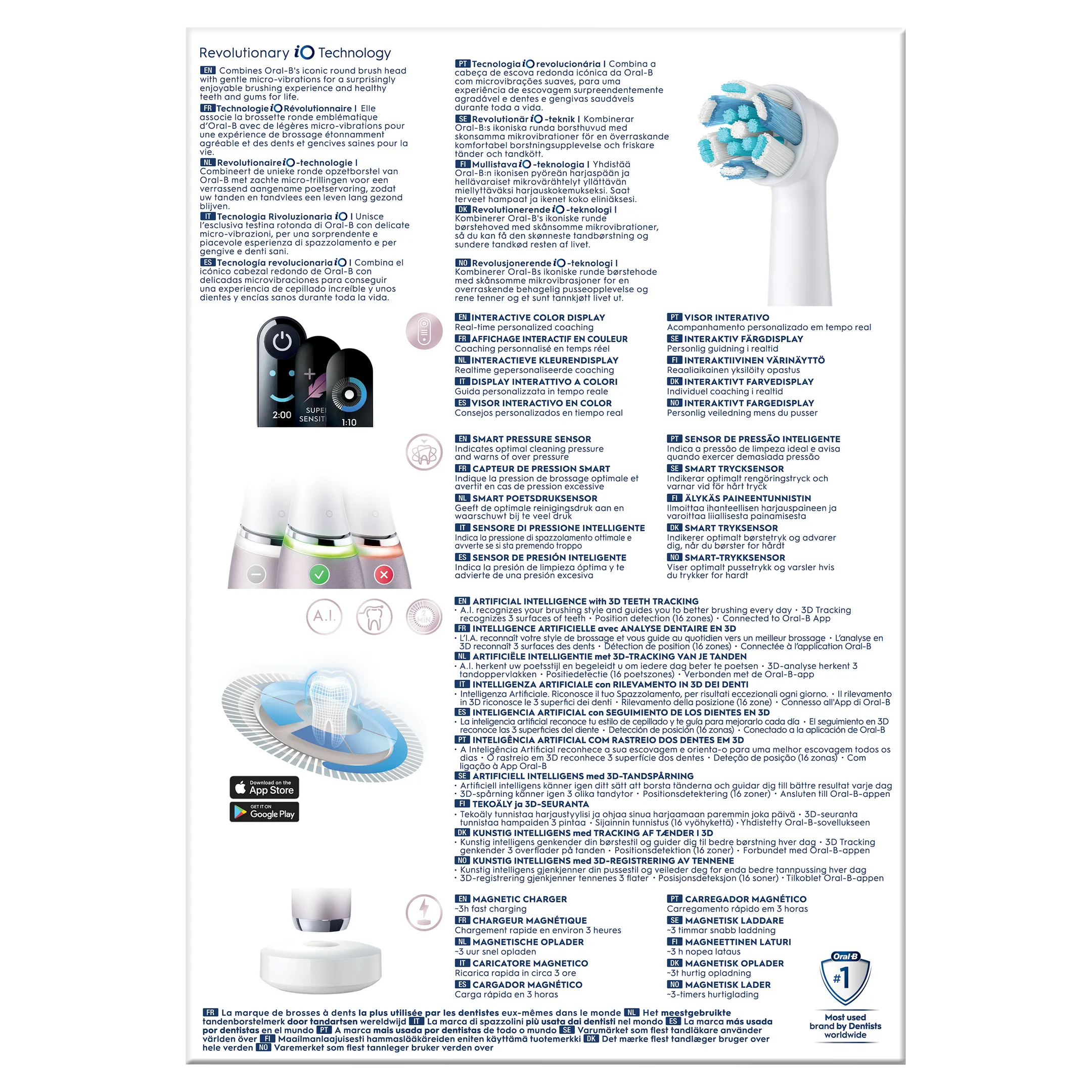 Oral-B Brosse à dents électrique IO9S Rose Quartz (+1 Refill) image