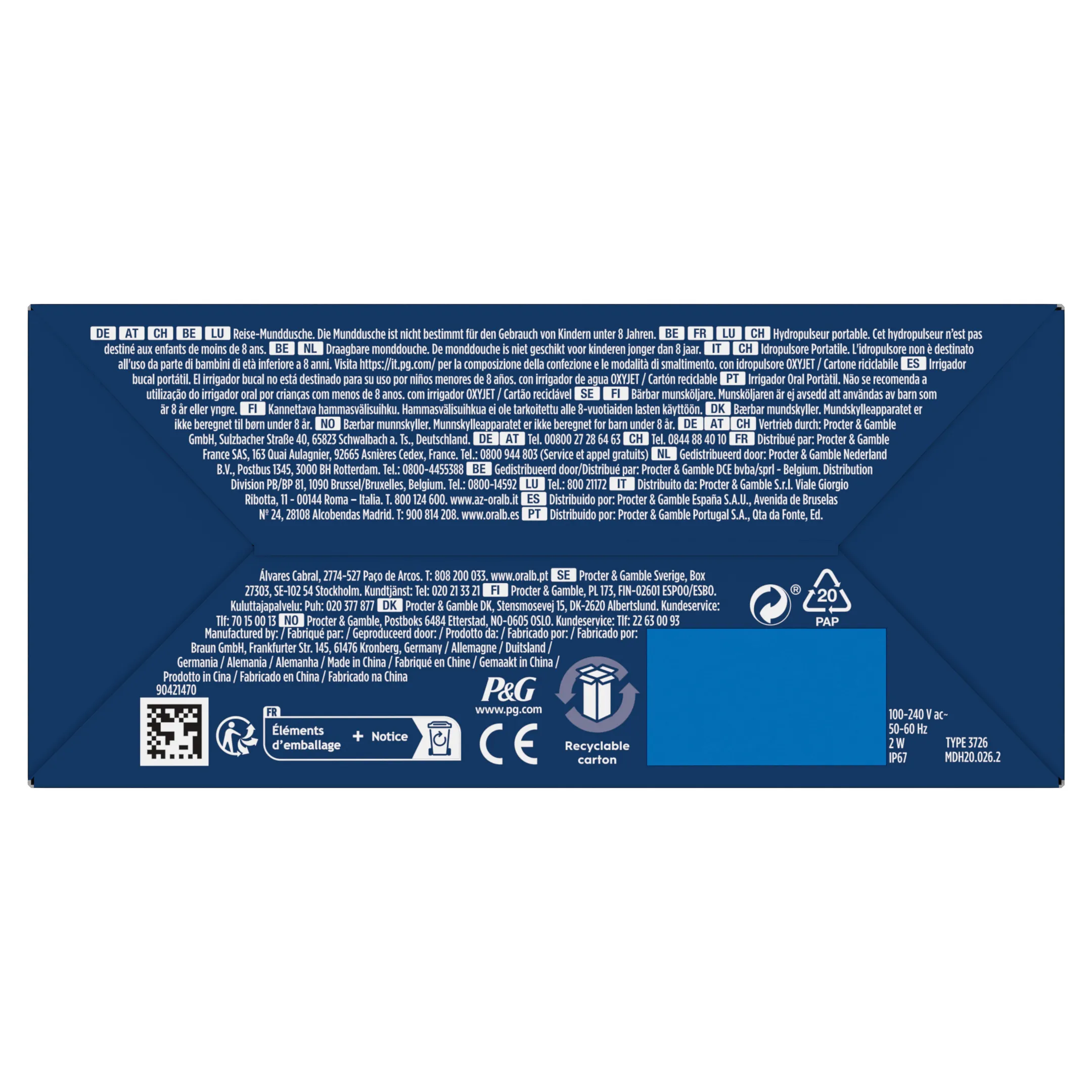 Oral-B Monddouche Aquacare 4Power image