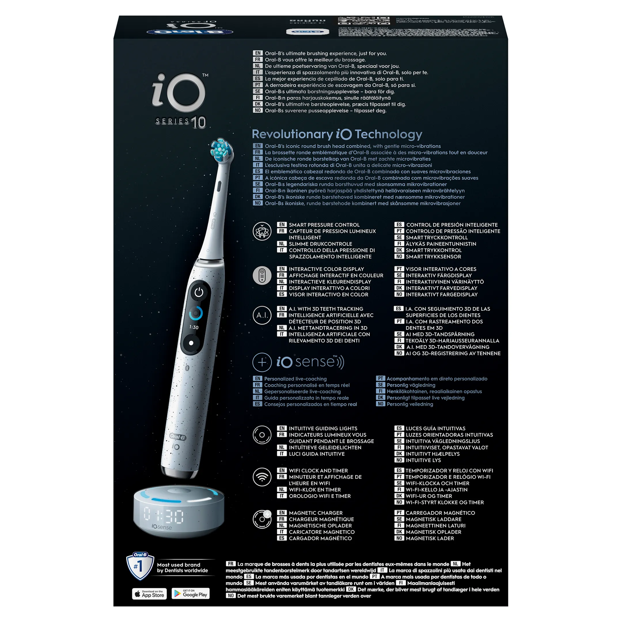 Brosse à dents électrique IO10 Blanc