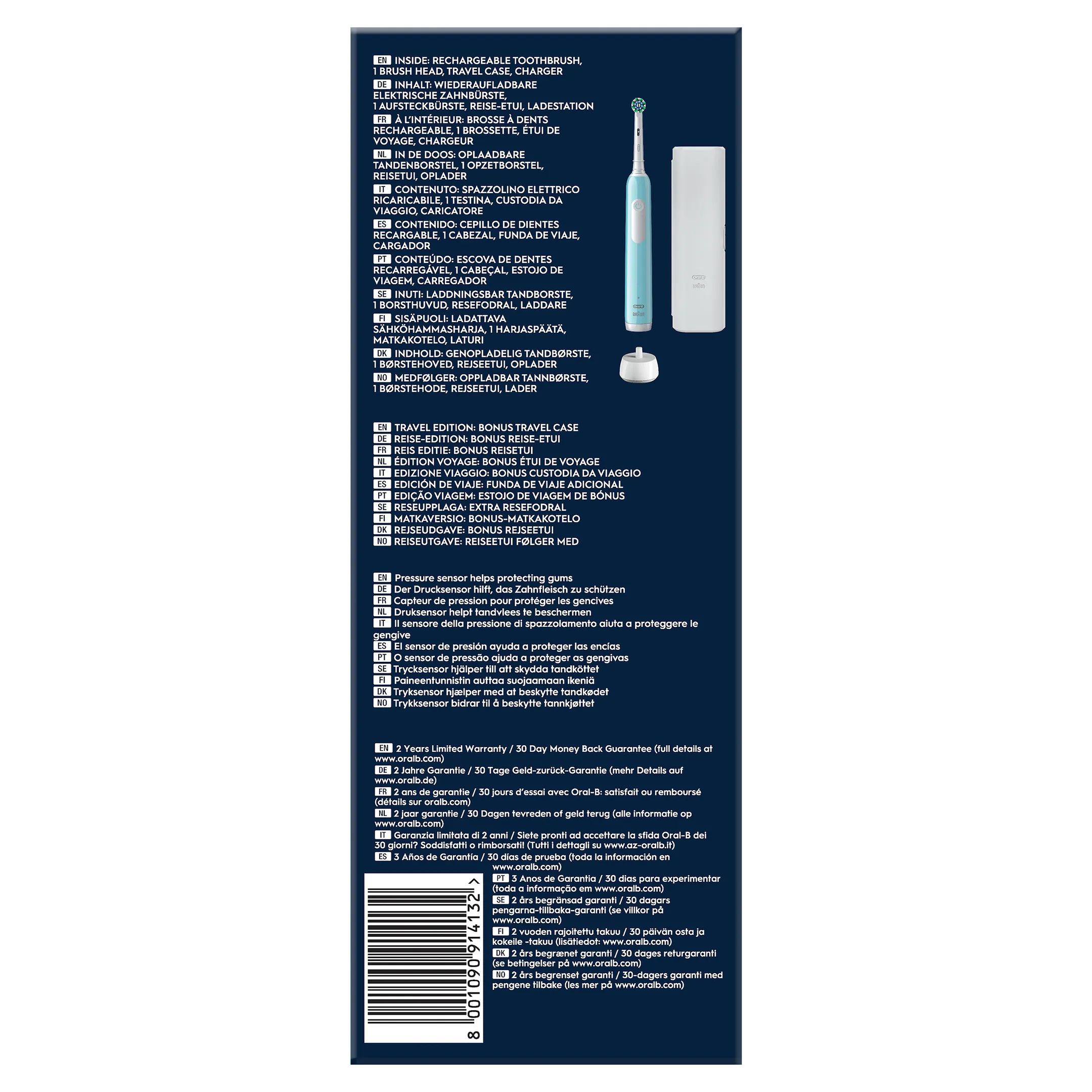 Oral-B Brosse À Dents électrique Pro Series 1 - Bleu image