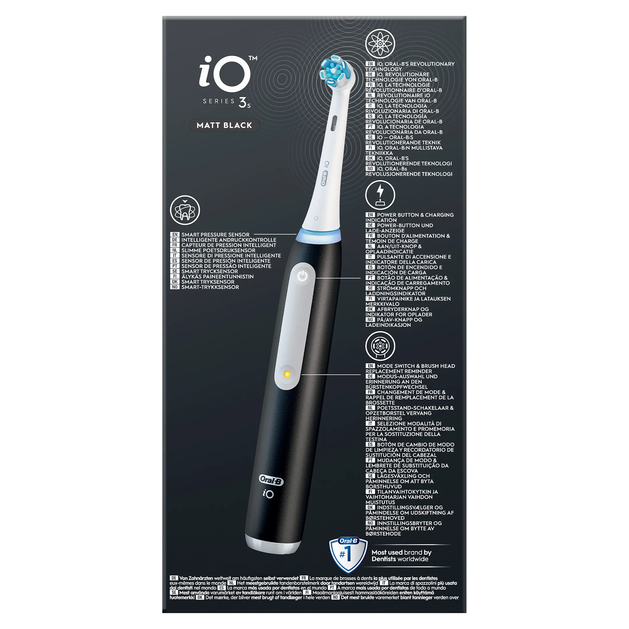 Oral-B Elektrische tandenborstel IO3s Black Mat image
