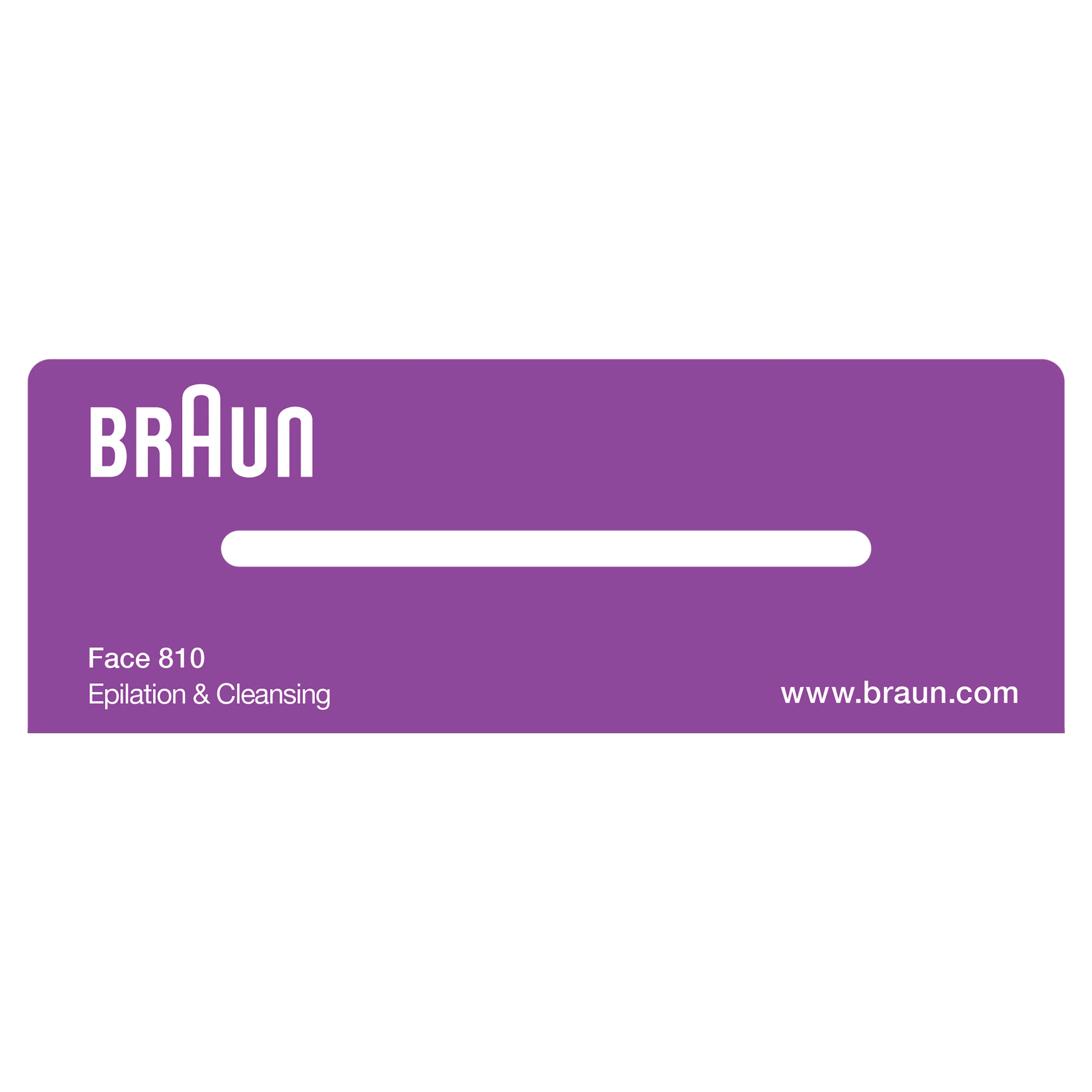 Braun Face 810 Gezichtsepilator En Reinigingsborstel Voor Het Gezicht Met Extra Batterij image
