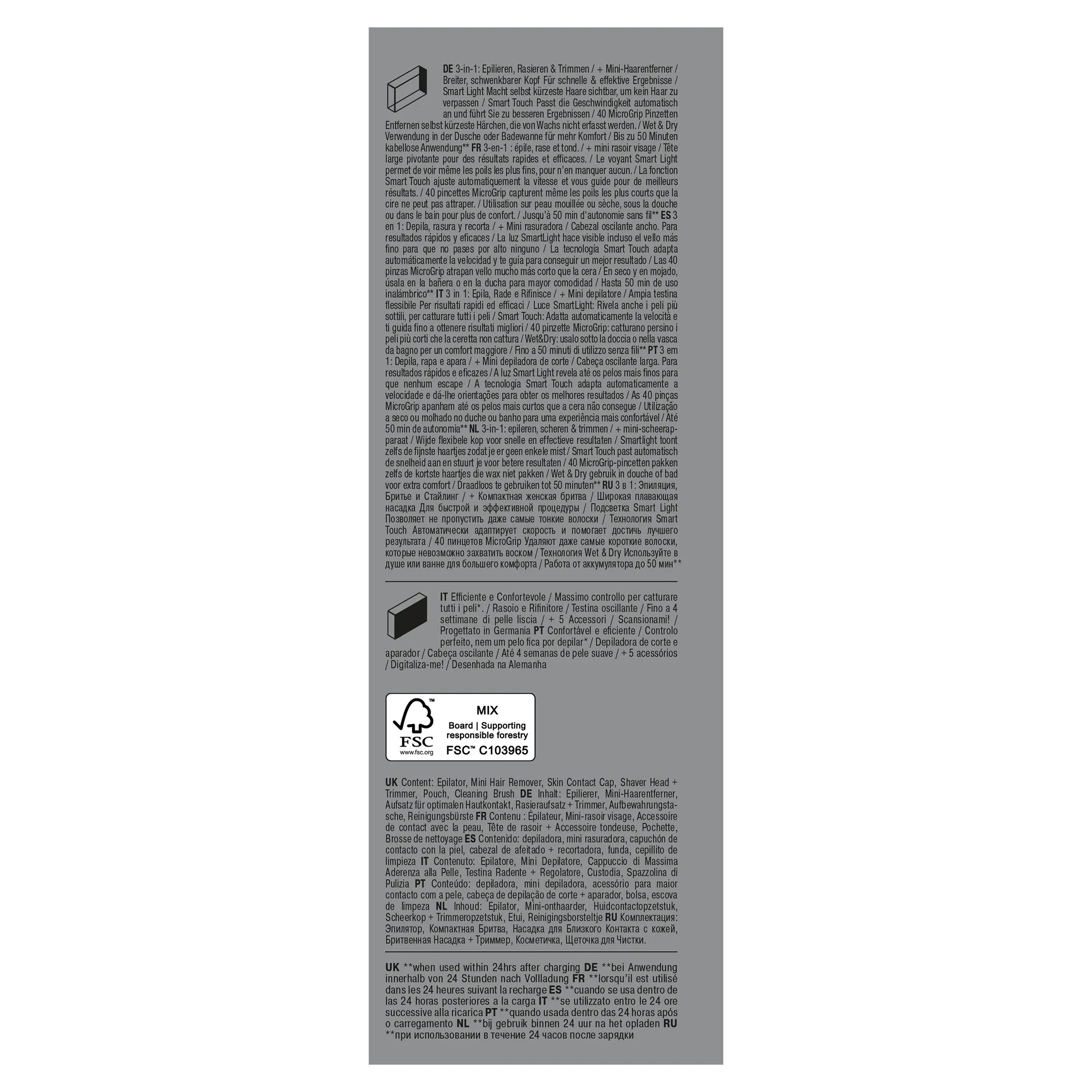 Braun Silk-épil 9, Épilateur Pour Épilation Facile, Peau Douce Longue Durée 9-041, Blanc/Argent image