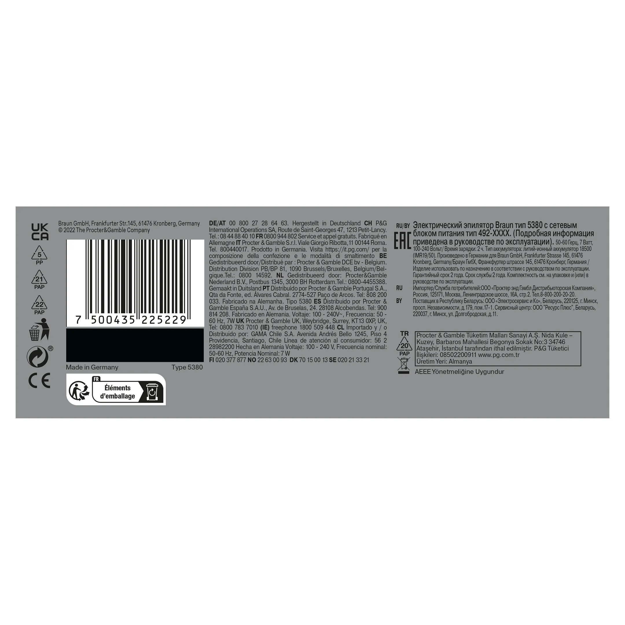 Braun Silk-épil 9, Épilateur Pour Épilation Facile, Peau Douce Longue Durée 9-030, Blanc/Rose image