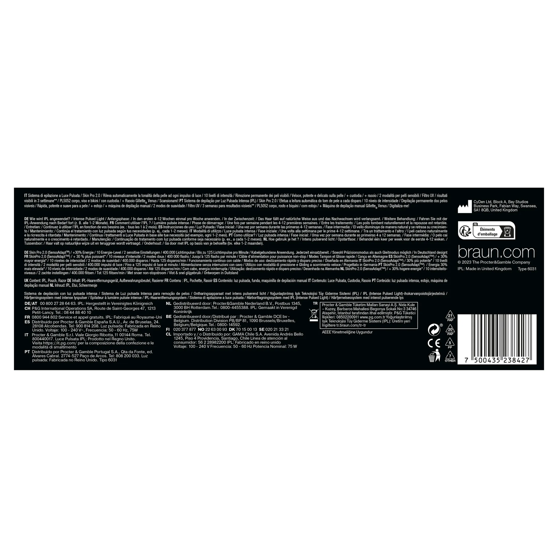 Braun IPL Silk-expert Pro 5, ontharing voor thuis, Etui, Gillette-scheermesje, 1 kop, PL5052 image